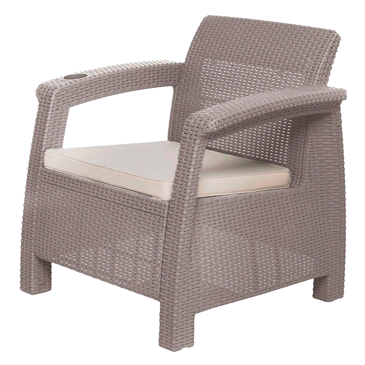 JUEGO DE SALA FERRARE ELEGANCE TAUPE MQ