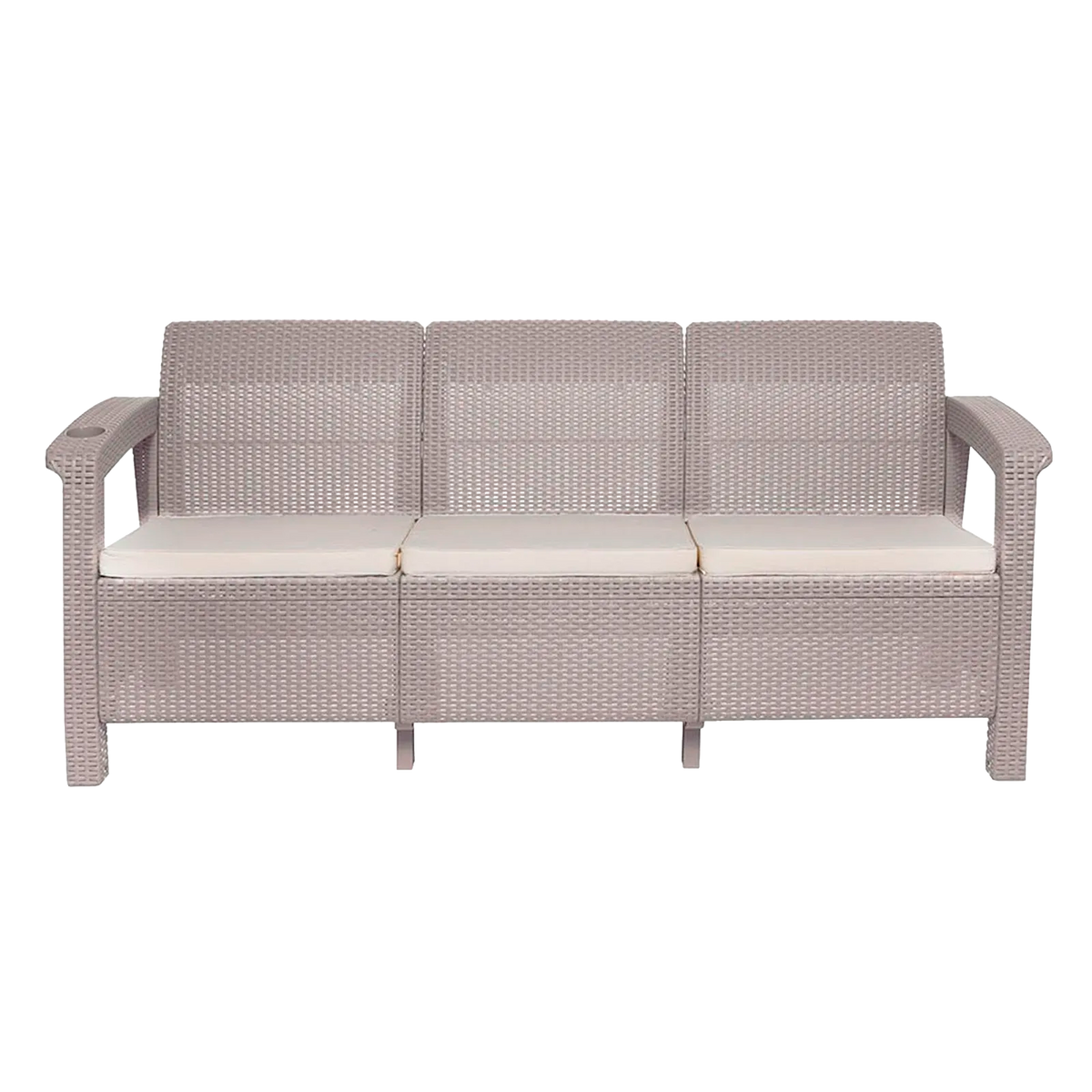 JUEGO DE SALA FERRARE ELEGANCE TAUPE MQ