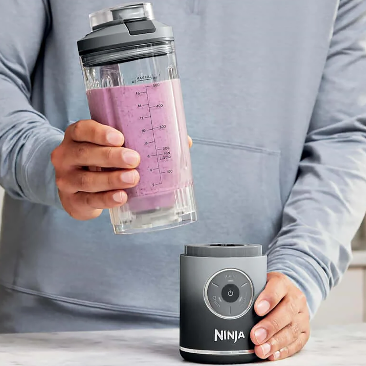 LICUADORA PORTÁTIL BLAST GRIS NINJA
