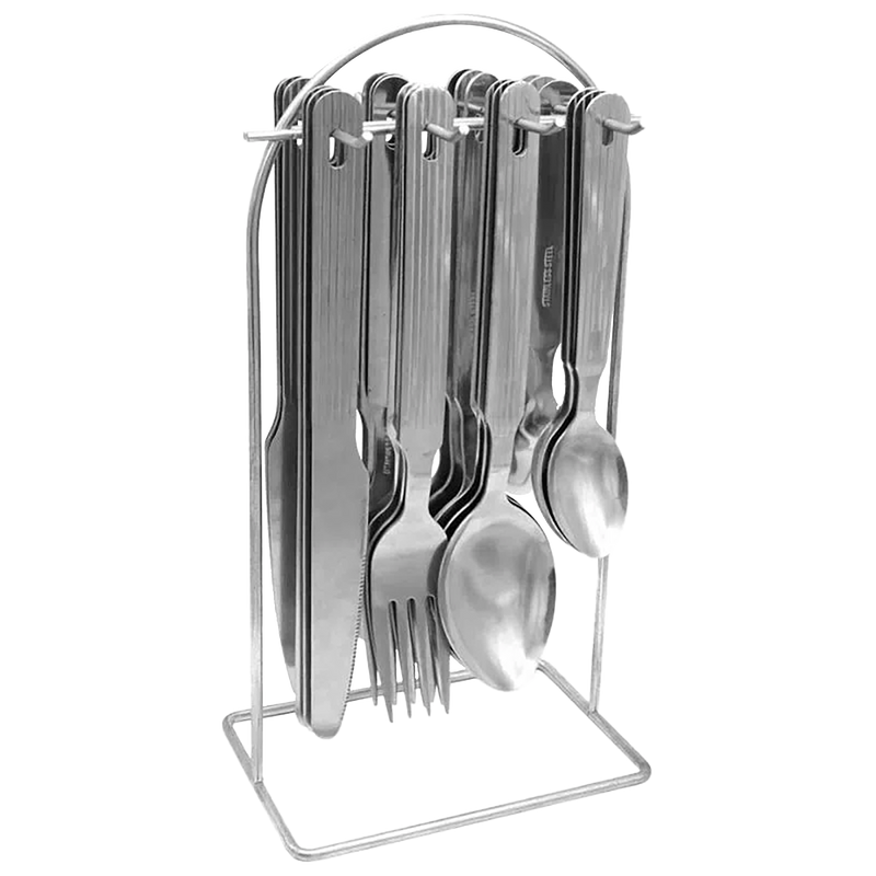 SET CUBIERTOS 24PZS ACERO INOX EVERHOUSE