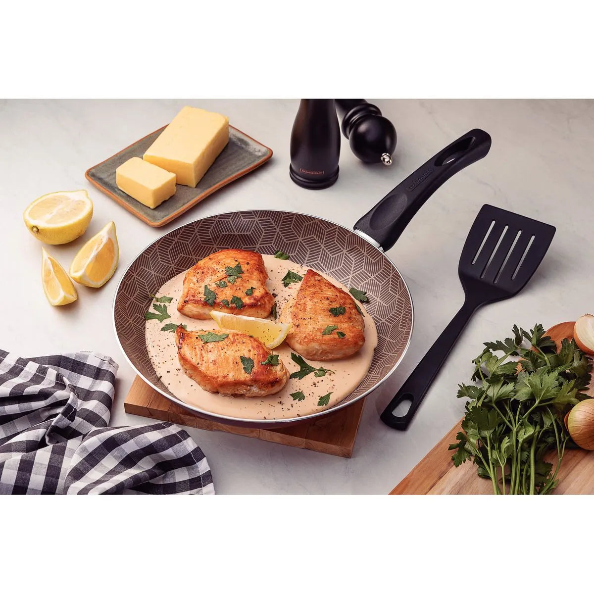 SARTEN 26CM PARIS C/ESPATULA TRAMONTINA