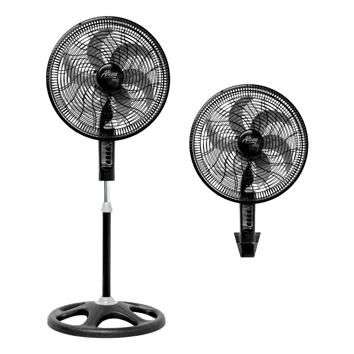 VENTI PRO 18 2EN1 6 ASPAS M/PLASTICA NEG