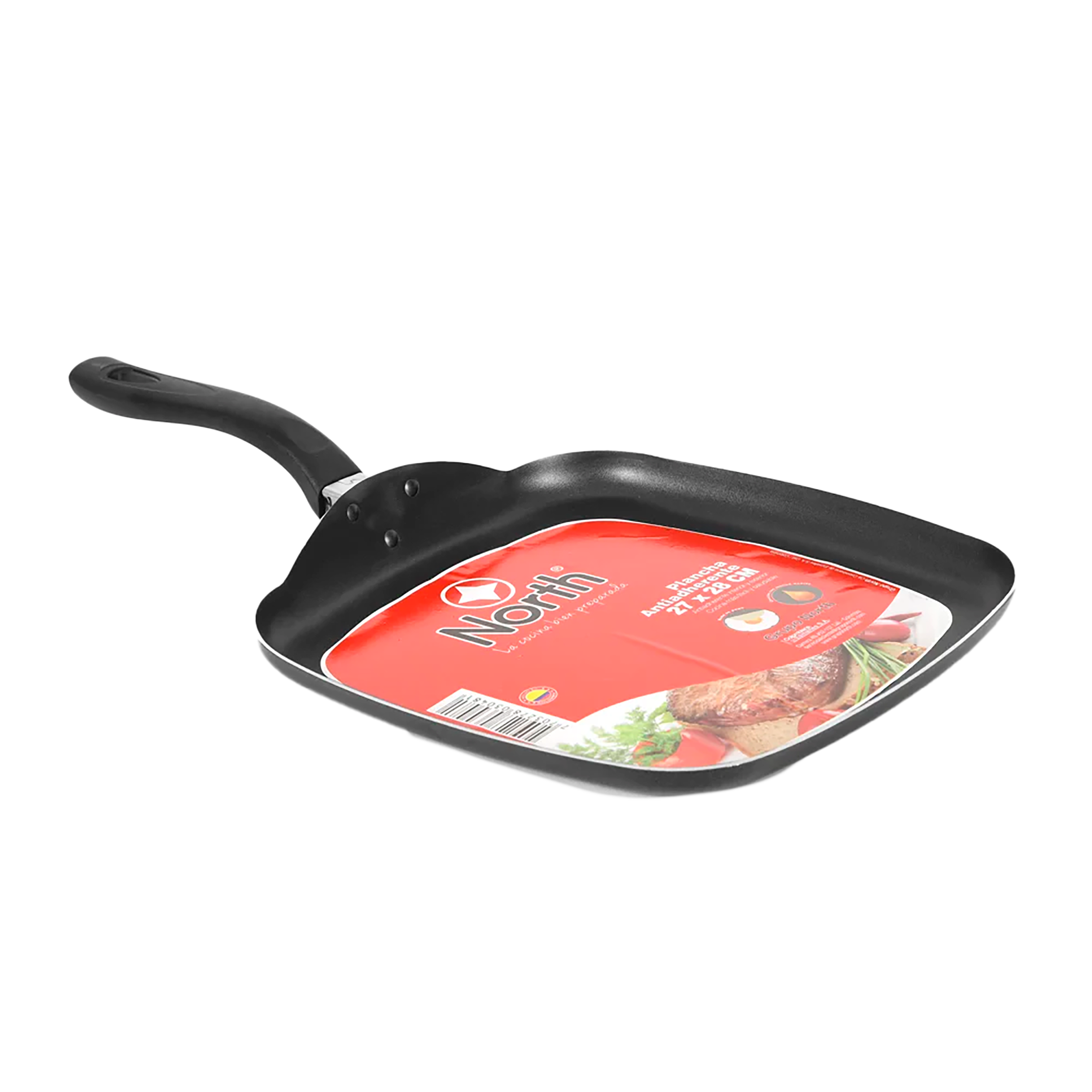 PLANCHA ANTIADHERENTE 27X28CM NORTH