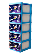 MUEBLE ORGANIZADOR X5 ASTRO LUMI AZL HOR