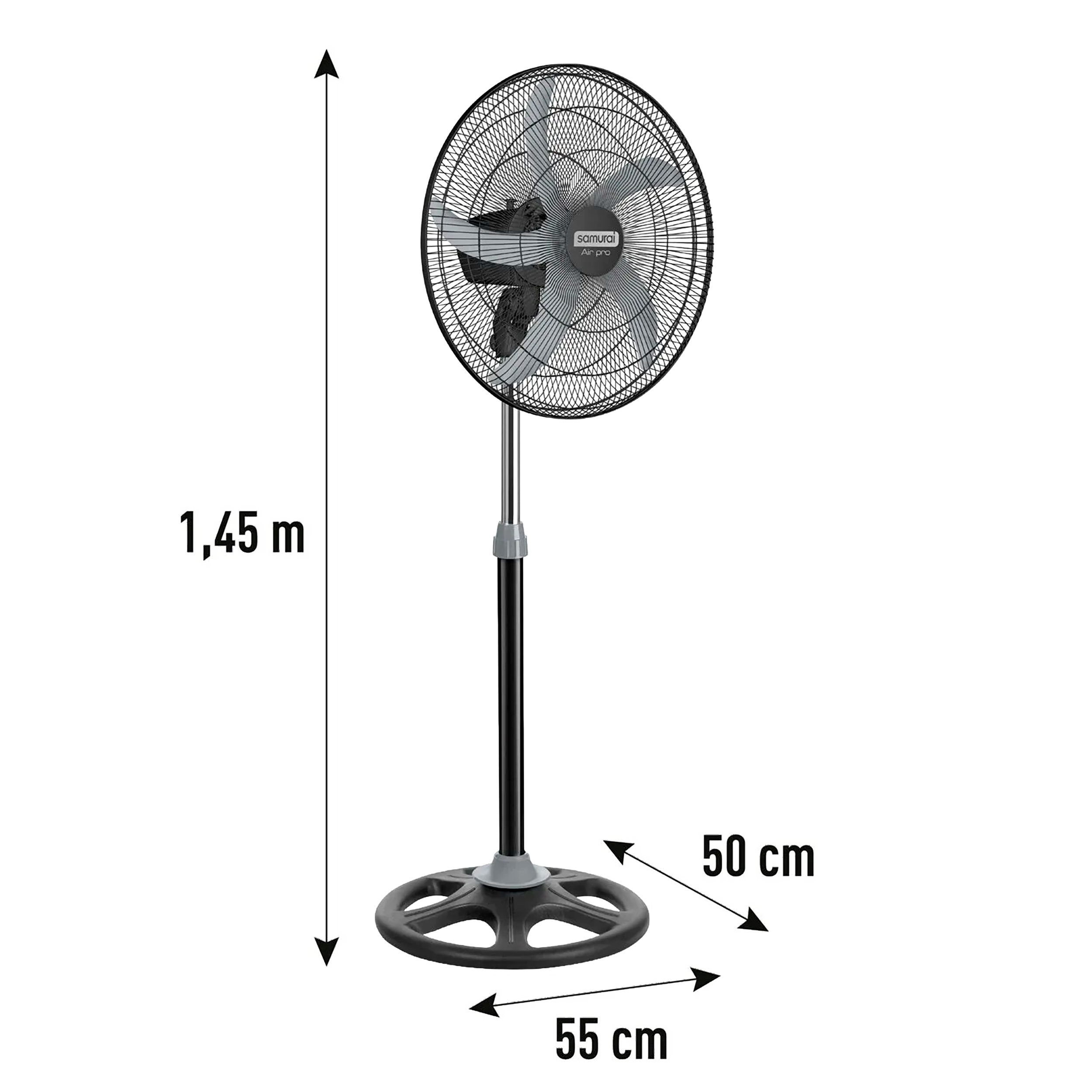 VTDOR FAN NEW AIR PRO STAND BL SAM PED