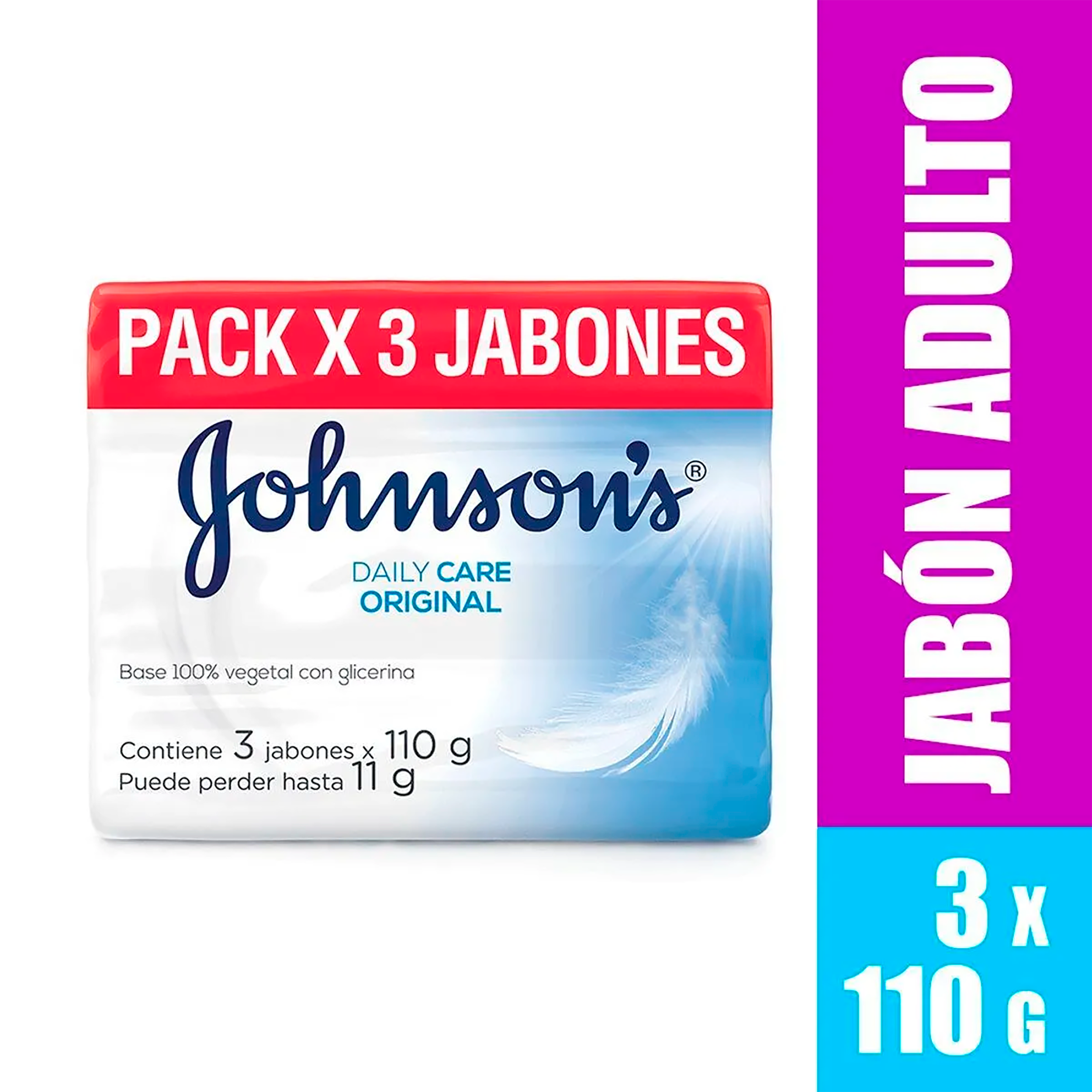 JABON JOHNSON'S® ADULTO ORIGINAL X3