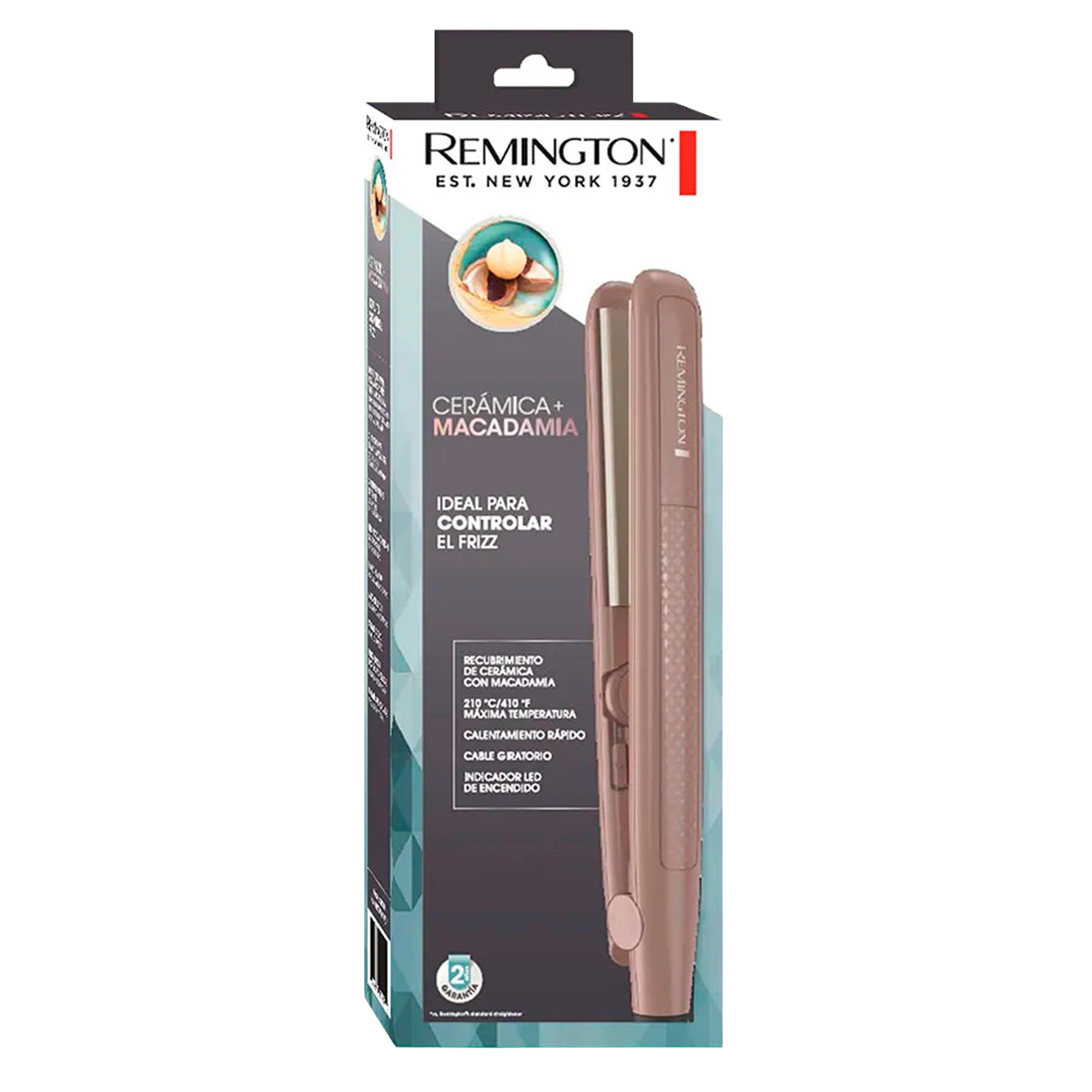 PLANCHA CERAMICA+MACADAMIA REMINGTON