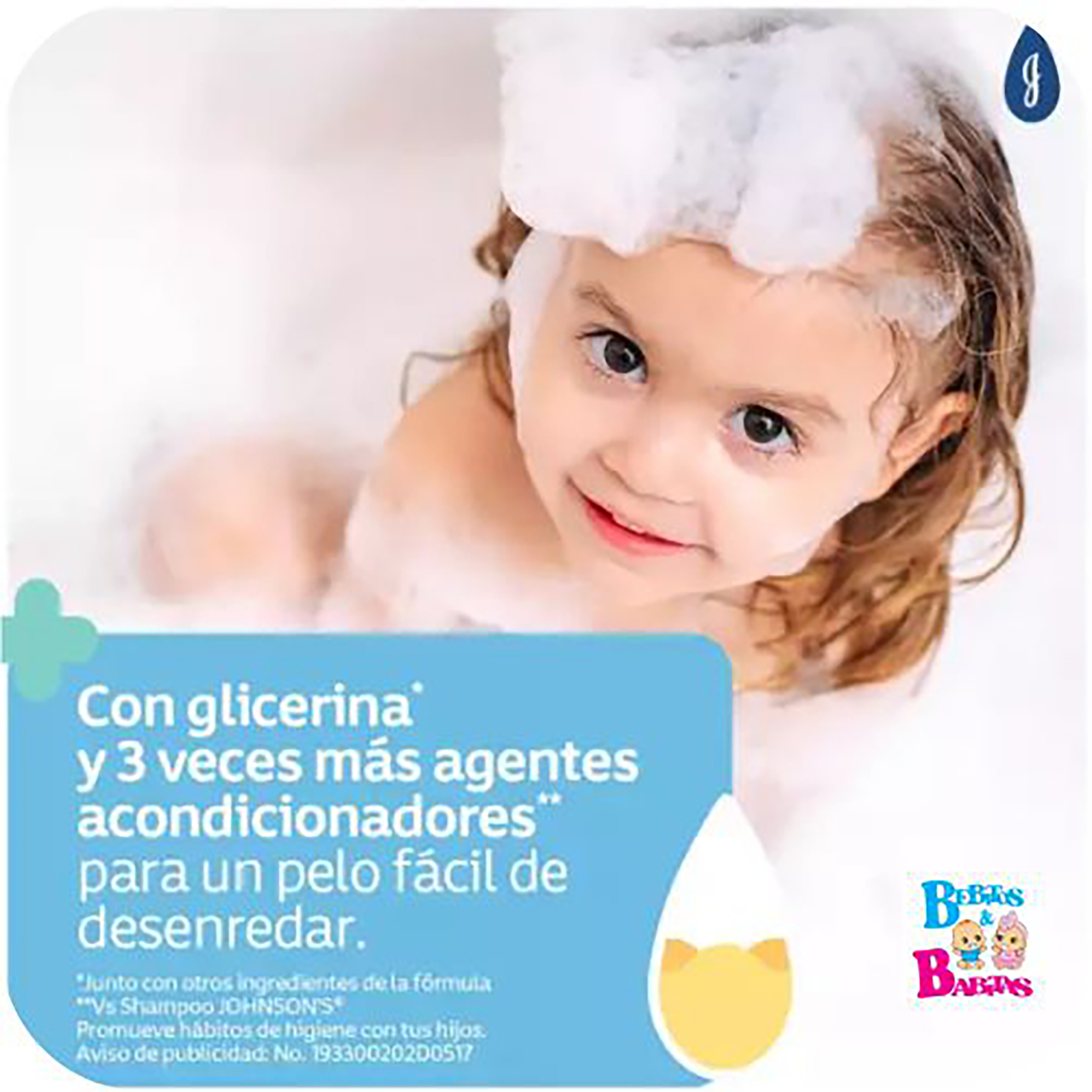 SHAMPOO JOHNSON'S® HIDRATACION INTENSA  X1000ML