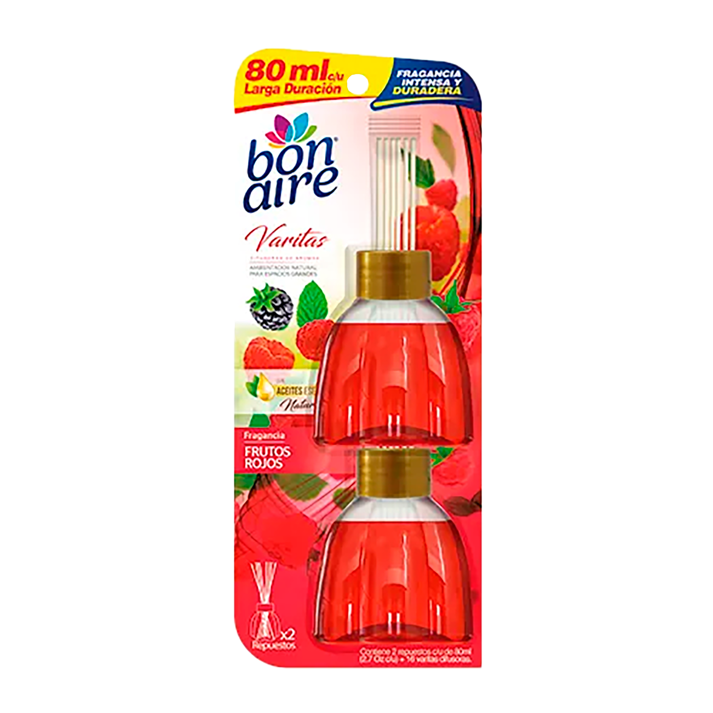 BONAIRE VARITAS X80ML FRUTOS ROJOS X2