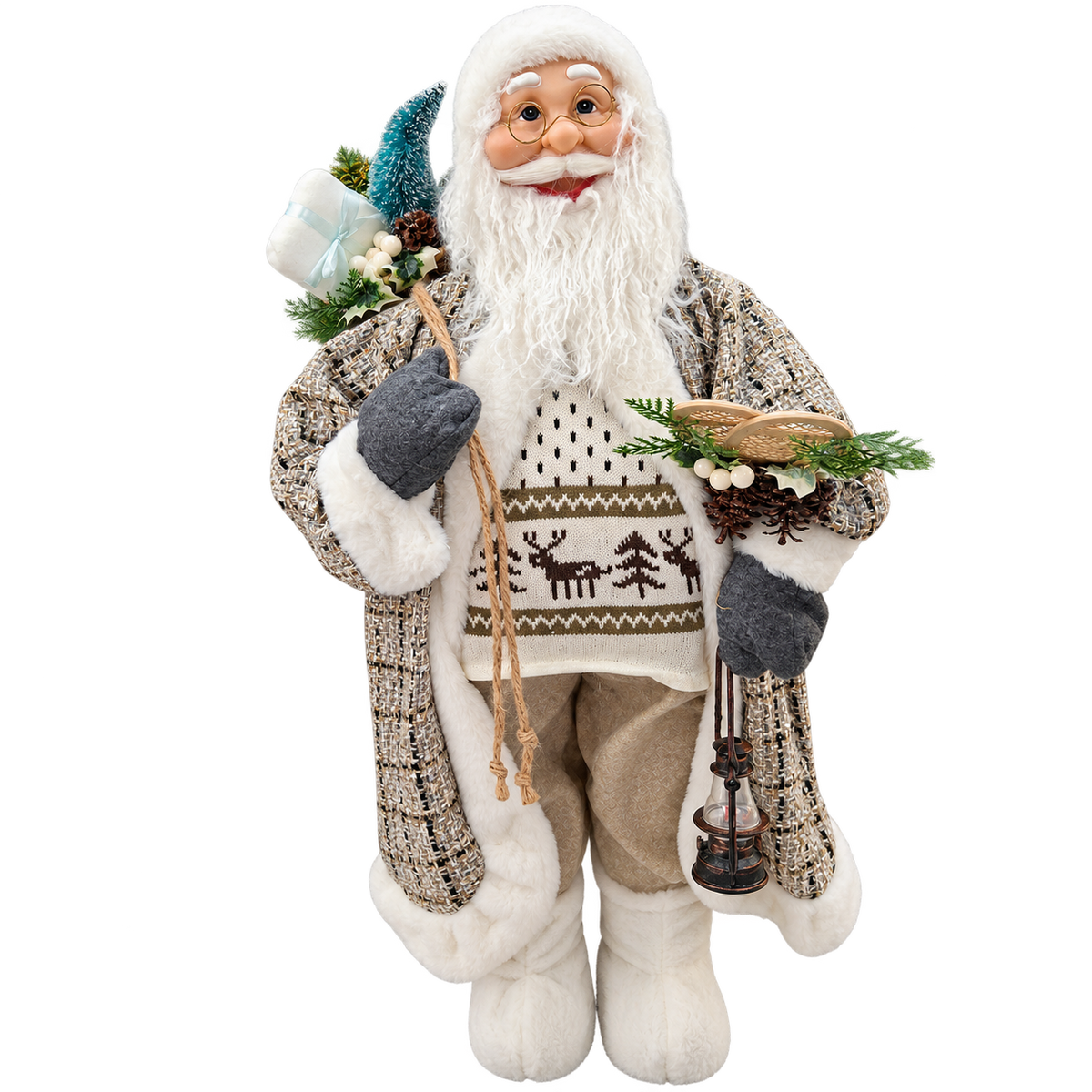 Papá Noel Navideño HBC 90 cm  - Ref.54702