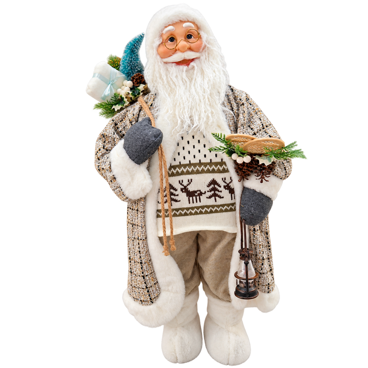Papá Noel Navideño Invernal HBC 60 cm - Ref. 54703