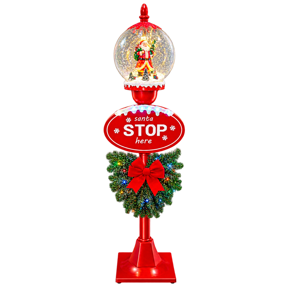 Farol Navideño con Santa Claus HBC 152 cm – Ref. 54737