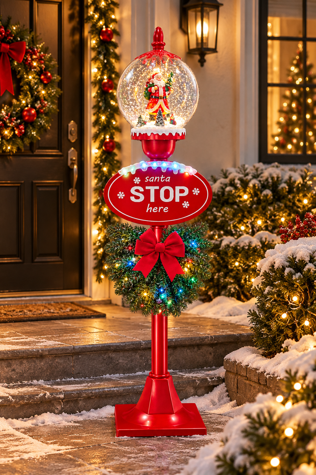 Farol Navideño con Santa Claus HBC 152 cm – Ref. 54737