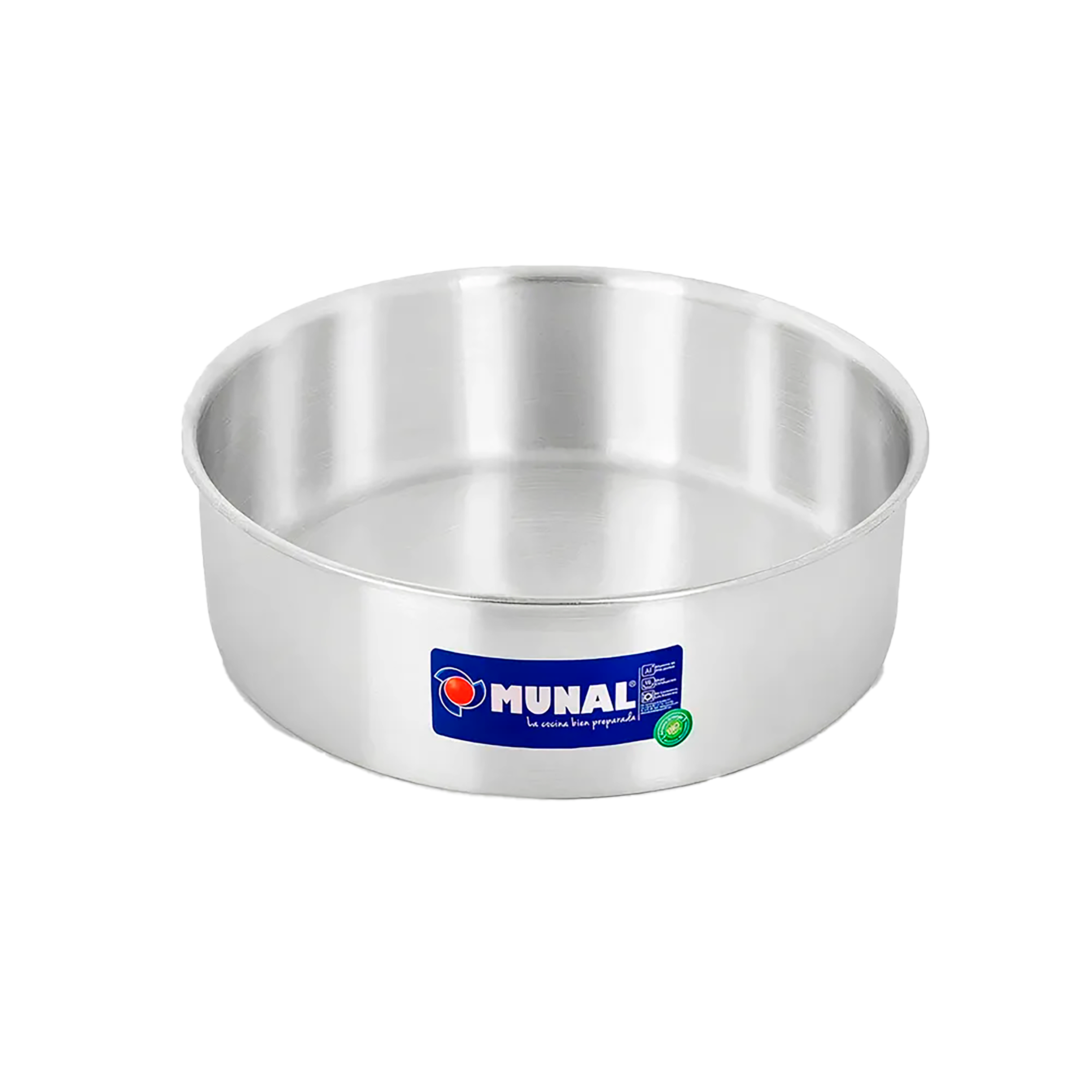 MOLDE REDON TORTA ALUMINI MUNAL X2LB