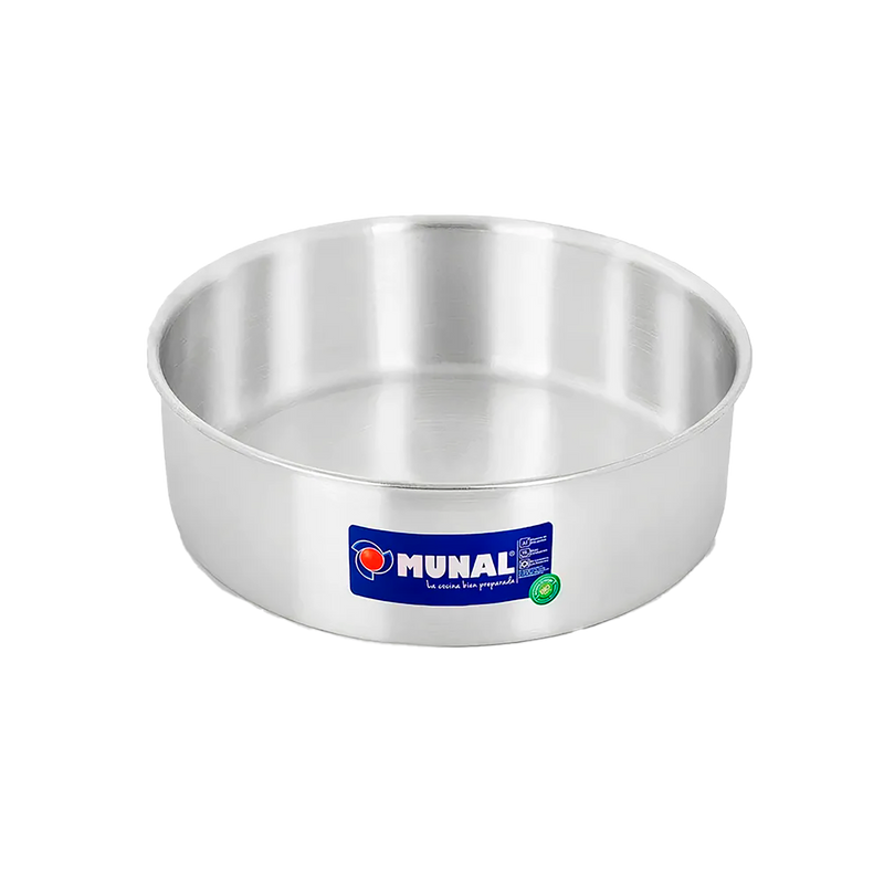 MOLDE REDON TORTA ALUMINI MUNAL X2LB