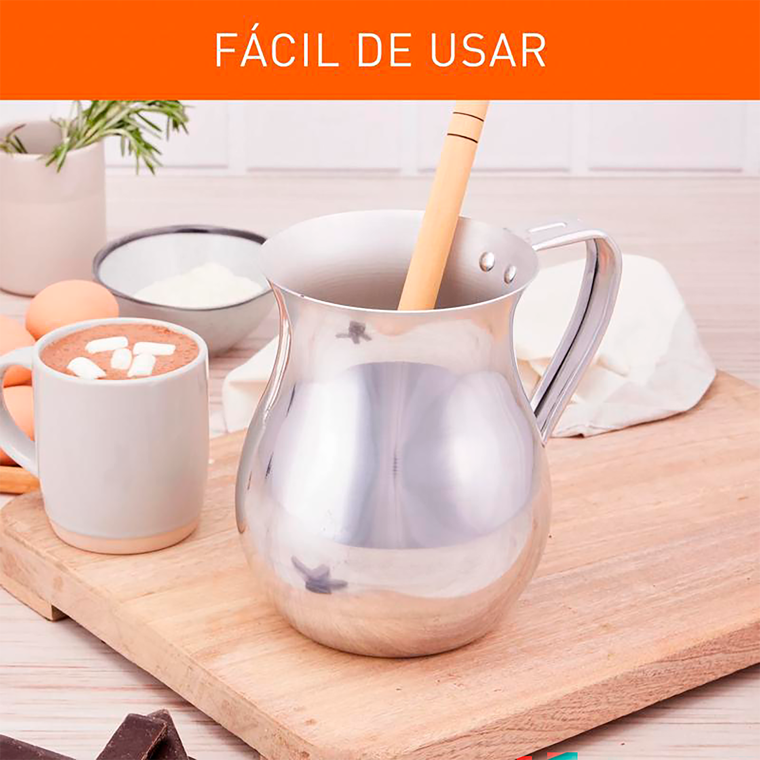 Chocolatera IMUSA 2L en Aluminio