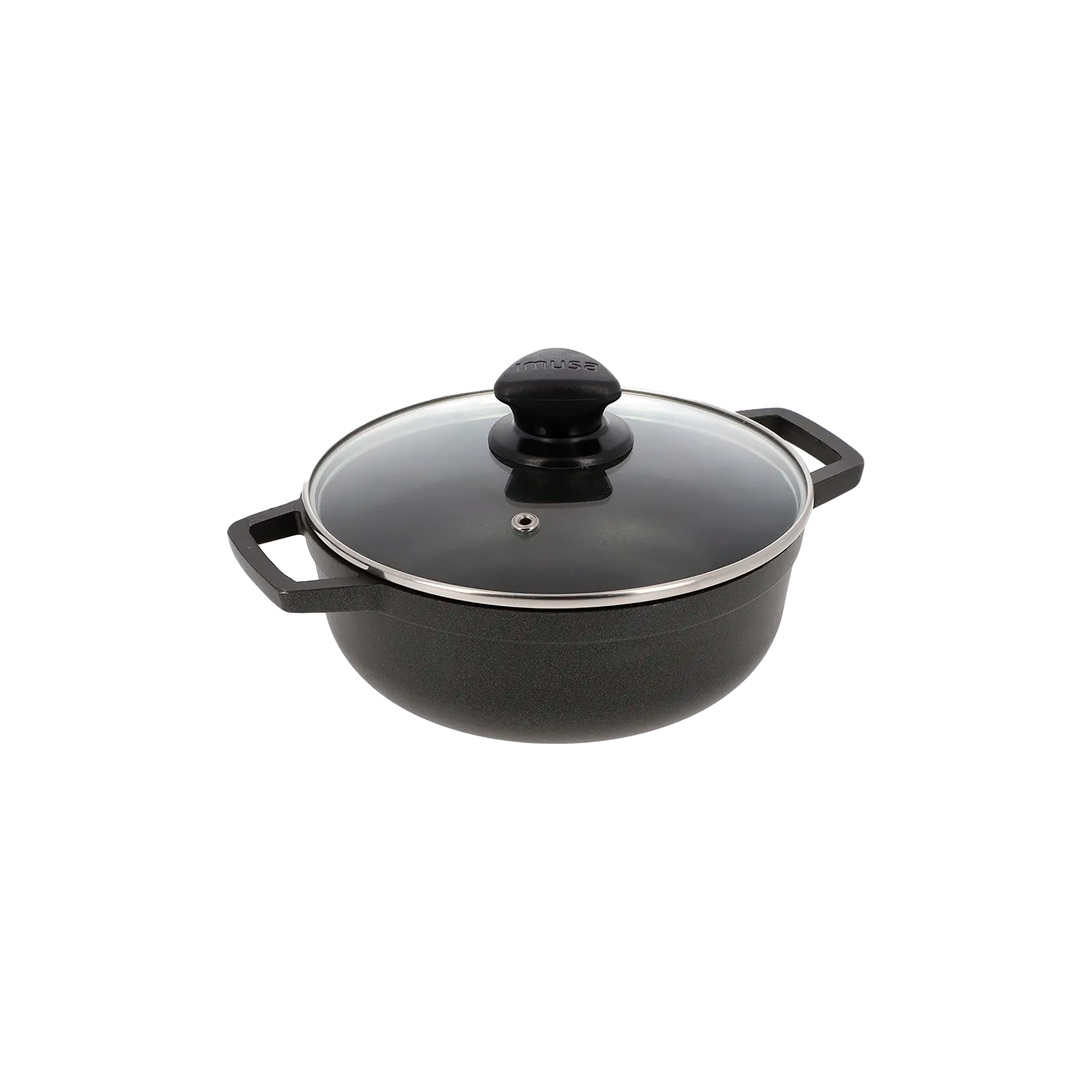 Caldero IMUSA con tapa de vidrio 22 cm