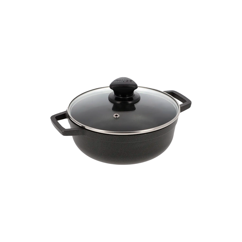 Caldero IMUSA con tapa de vidrio 22 cm