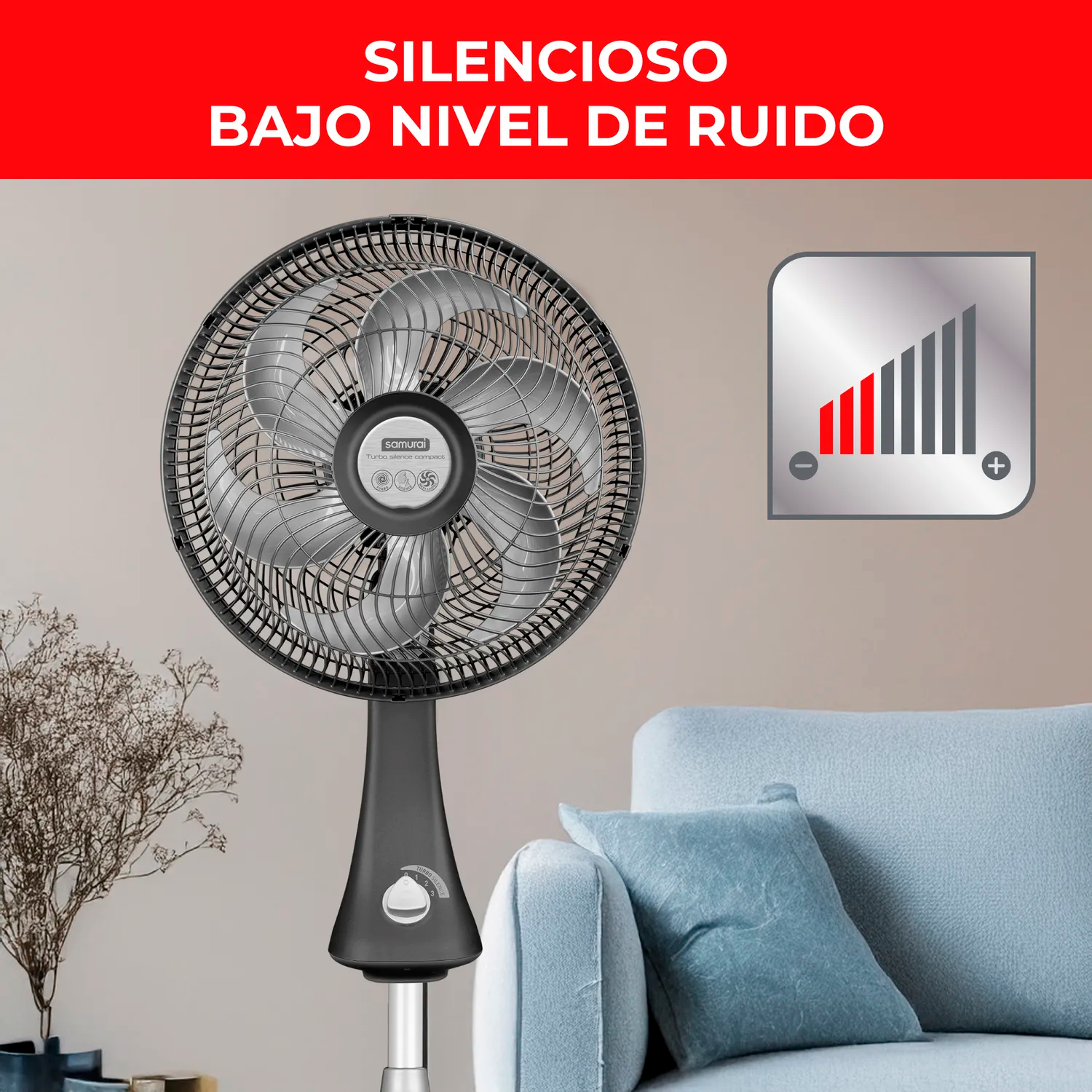VTDOR TURBO SIL 2EN1 TS30 NG 14" SAMURAI