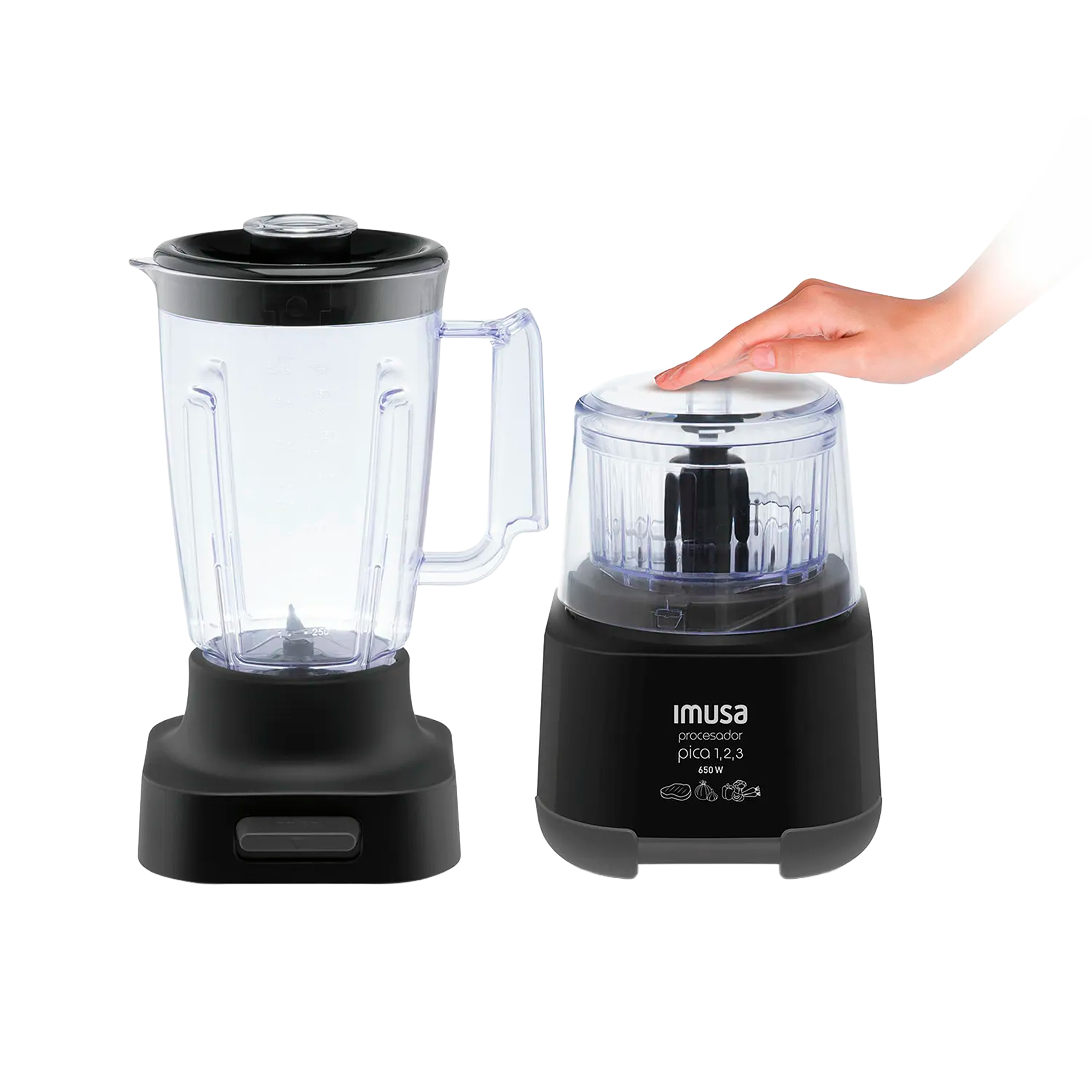 PROCESADOR PICA 1.2.3+VASO NG IMUSA