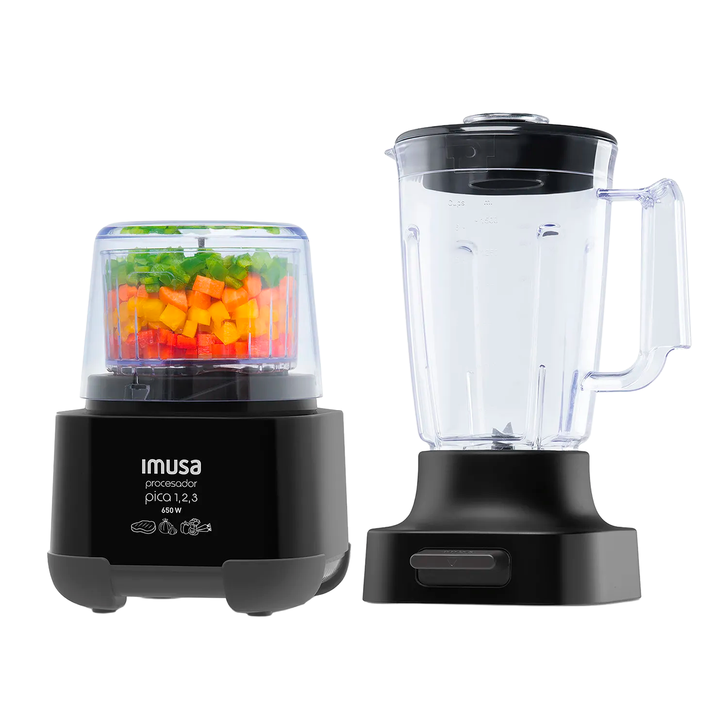 PROCESADOR PICA 1.2.3+VASO NG IMUSA