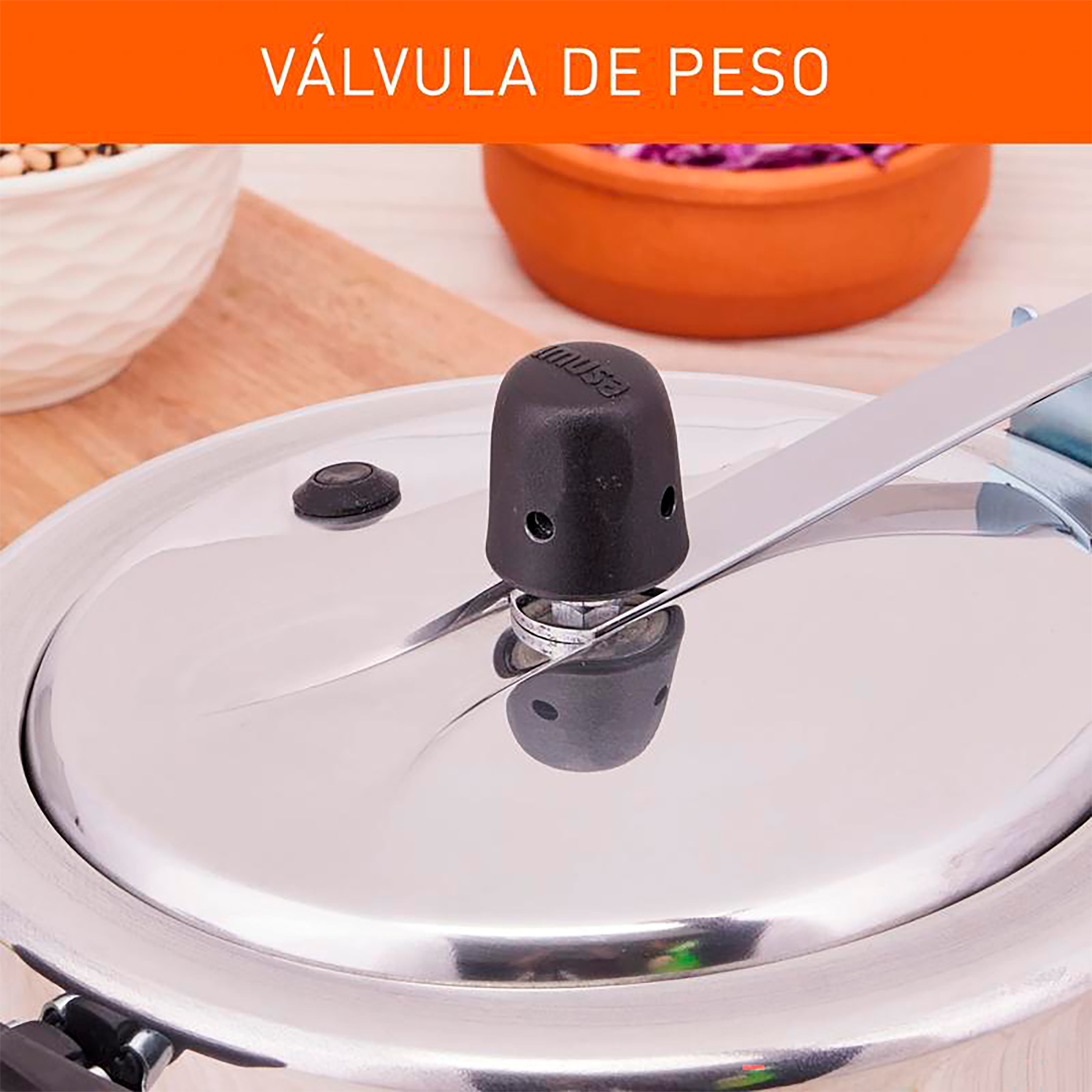 Olla a Presión IMUSA Maxi 6 Litros Cierre Interno