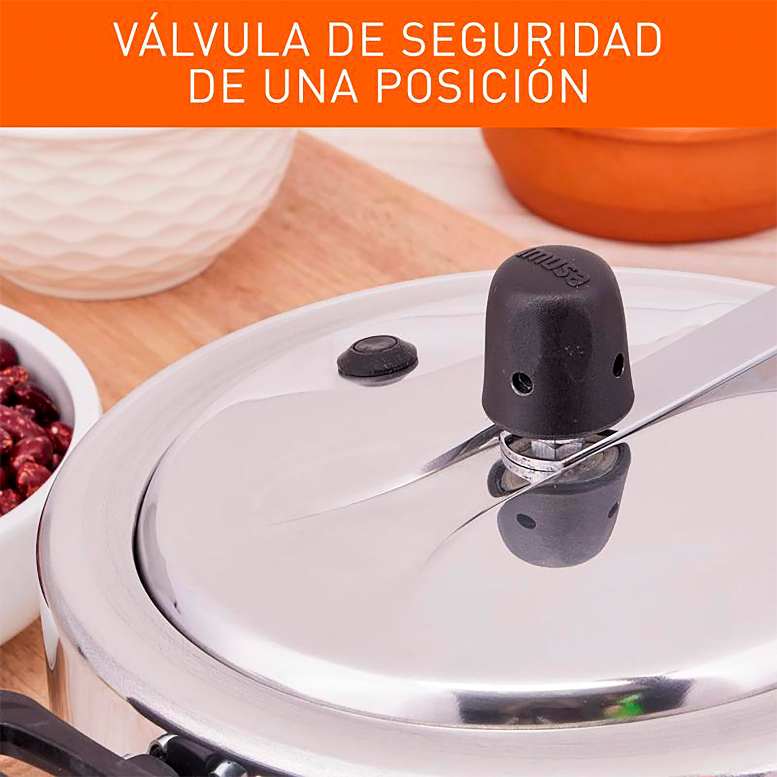 Olla a Presión IMUSA Maxi 6 Litros Cierre Interno