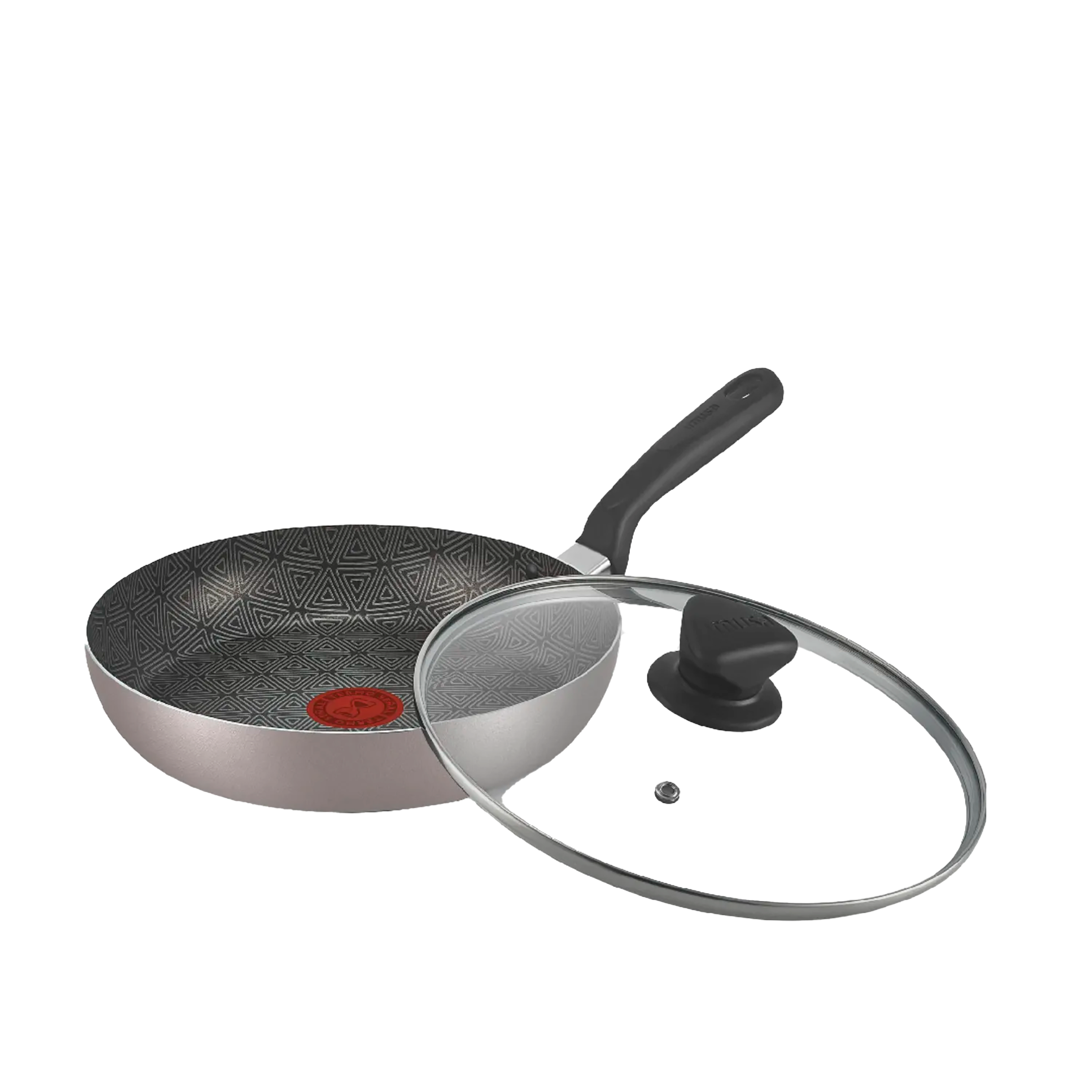 Sartén IMUSA Talent antiadherente tapa de vidrio 24 cm
