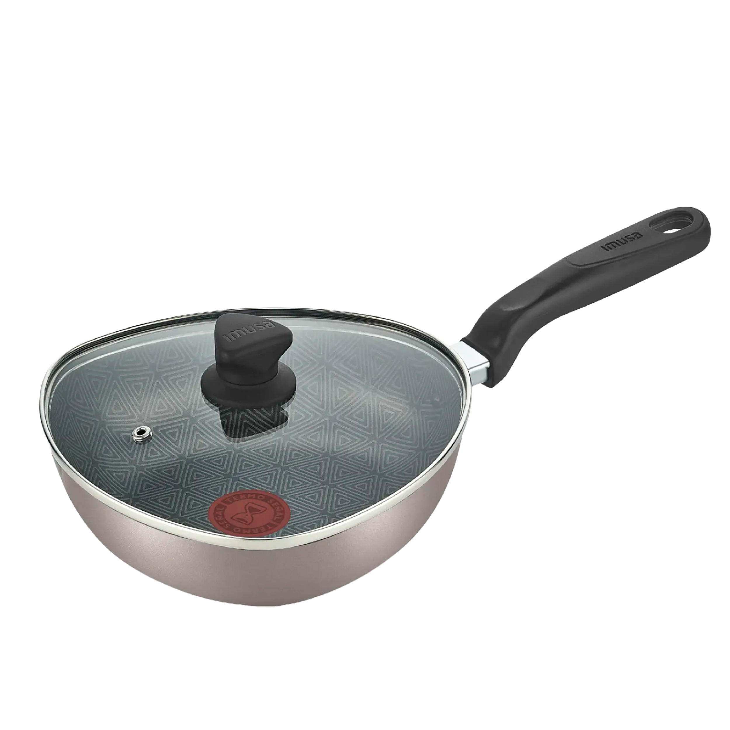 Wok IMUSA Talent Master con tapa de vidrio 24 cm