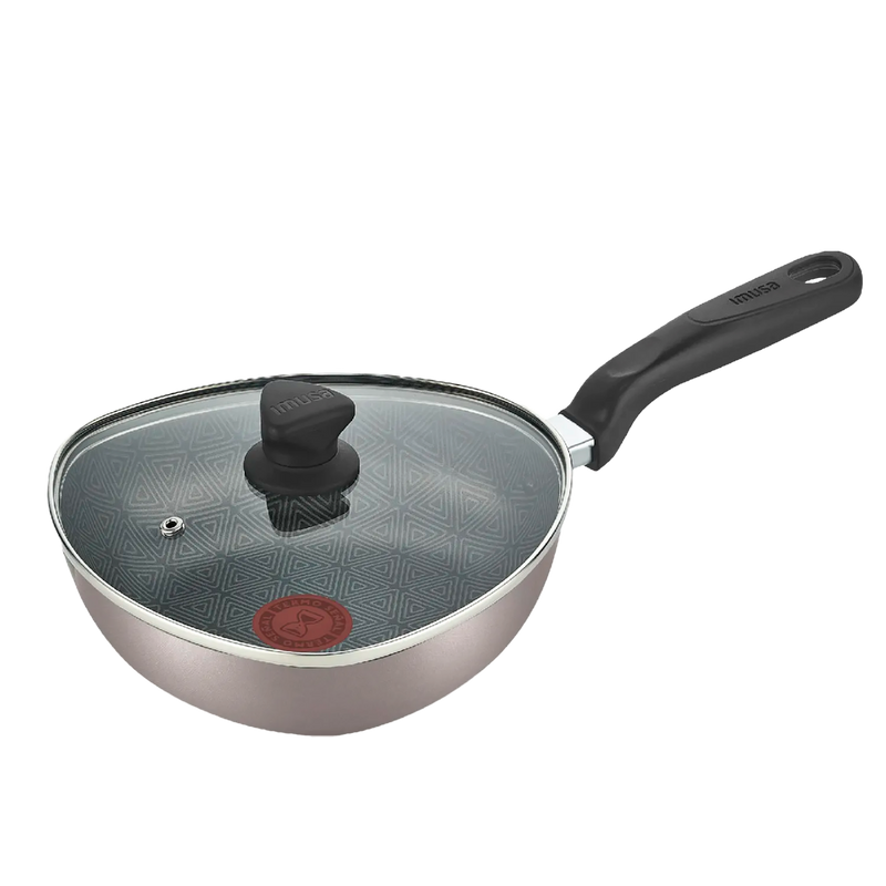 Wok IMUSA Talent Master con tapa de vidrio 24 cm
