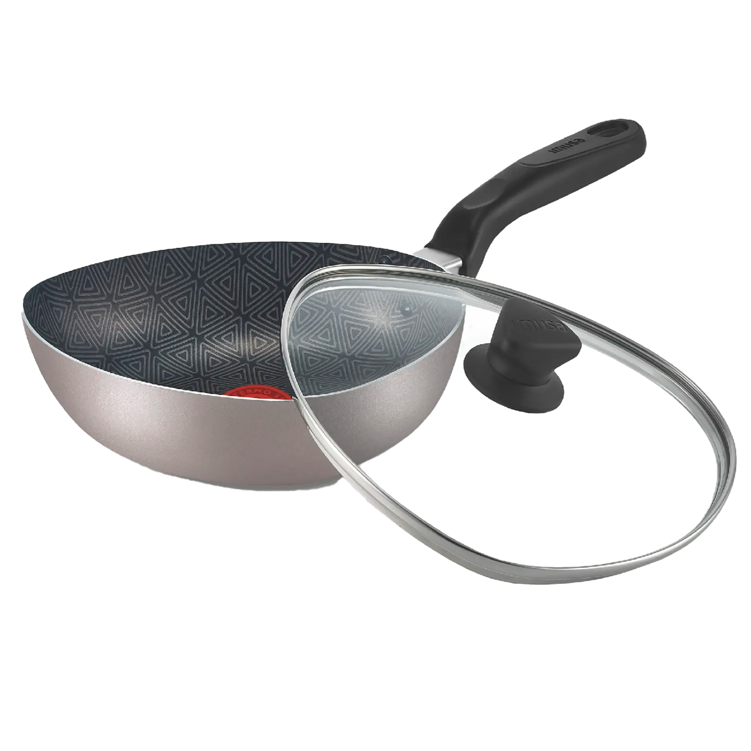 Wok IMUSA Talent Master con tapa de vidrio 24 cm