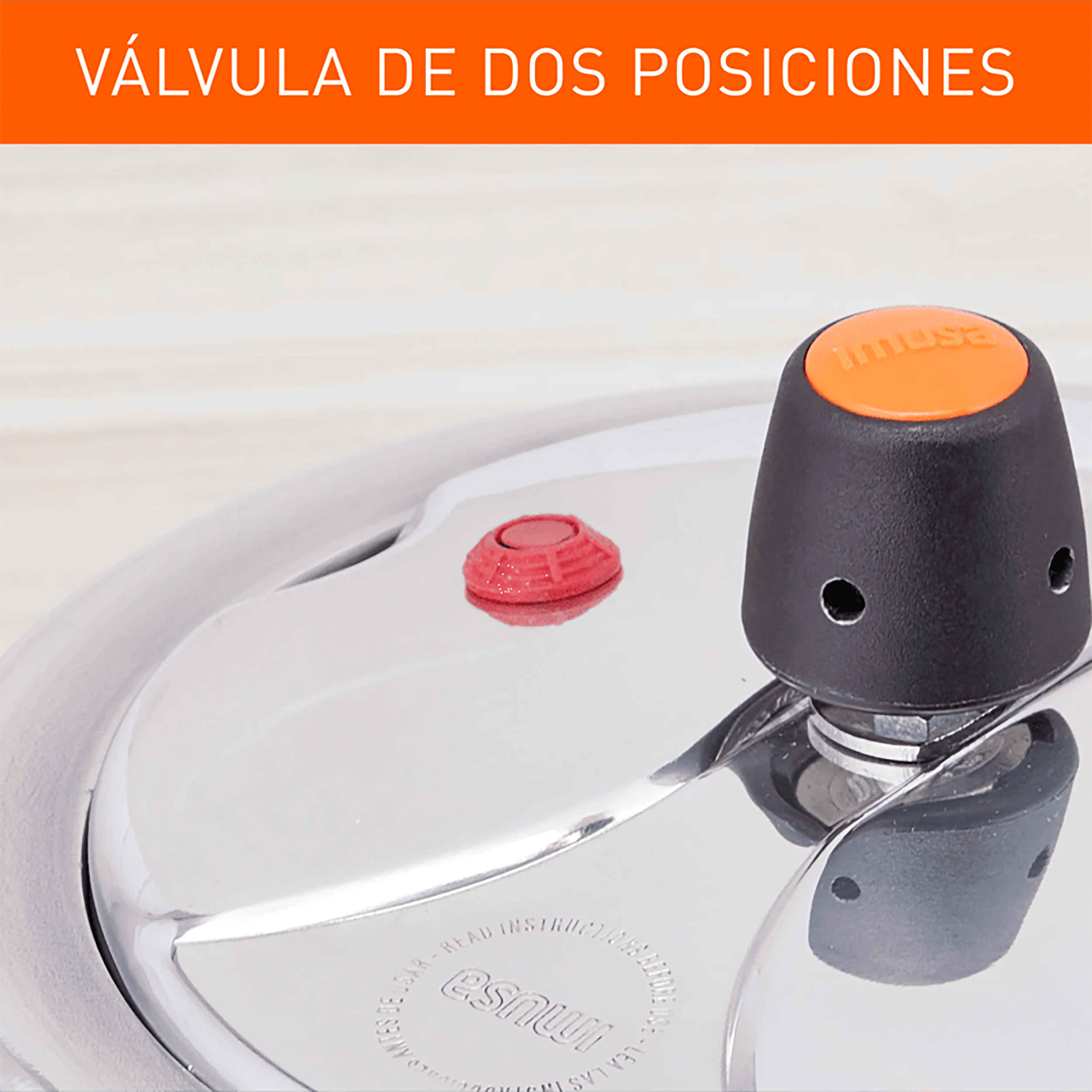 Olla a Presión SecuryPlus 7L + Batería 5 Piezas IMUSA Talent