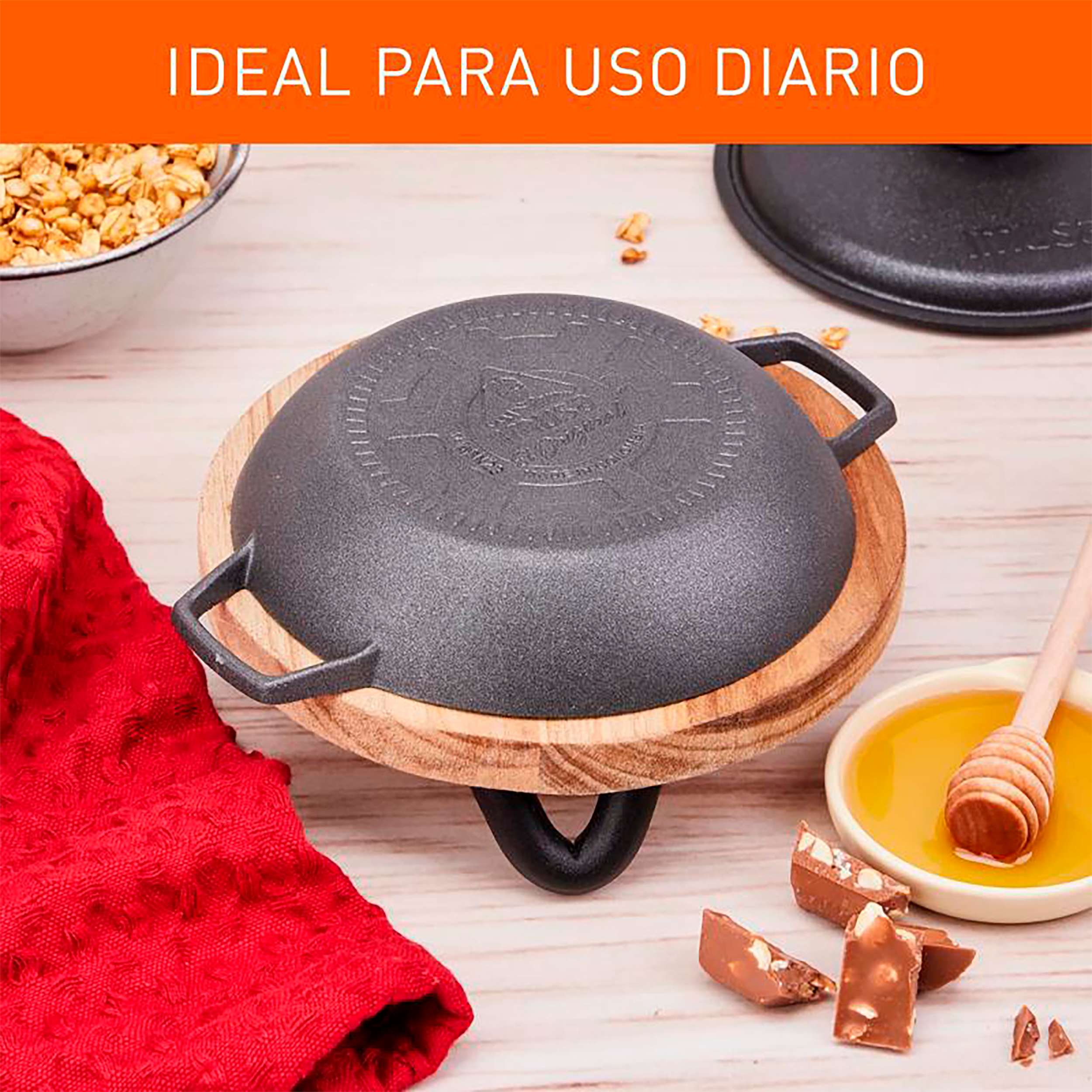 Cacerola IMUSA Delicia 14cm Aluminio Fundido Antiadherente