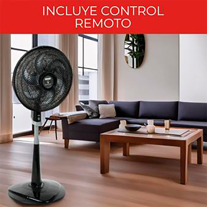 VENTILADOR SAMURAI SILENCE FORCE CONTROL REMOTO PEDESTAL