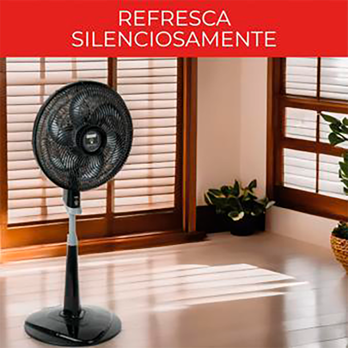 VENTILADOR SAMURAI SILENCE FORCE CONTROL REMOTO PEDESTAL