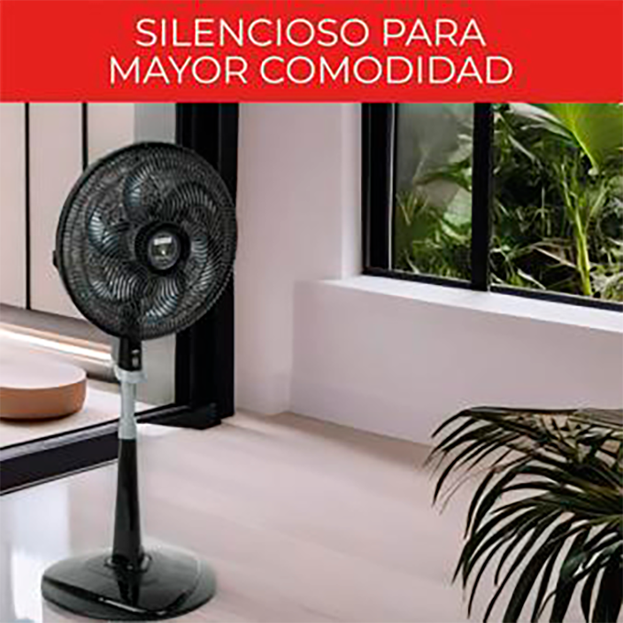 VENTILADOR SAMURAI SILENCE FORCE CONTROL REMOTO PEDESTAL