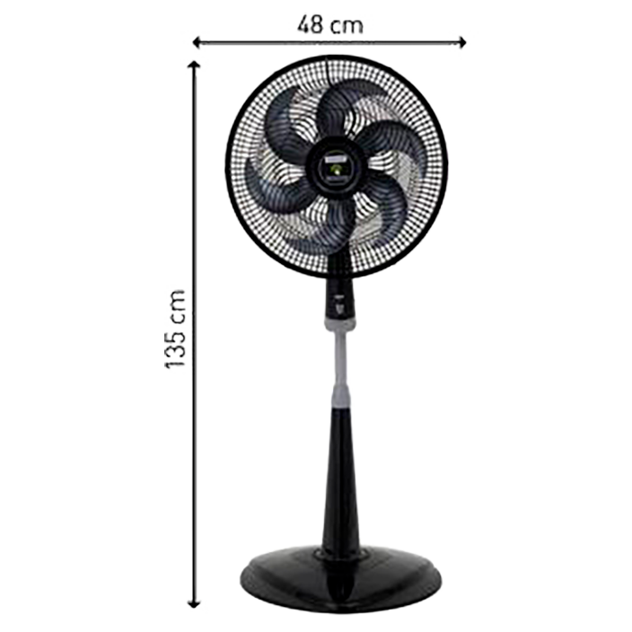 VENTILADOR SAMURAI SILENCE FORCE CONTROL REMOTO PEDESTAL
