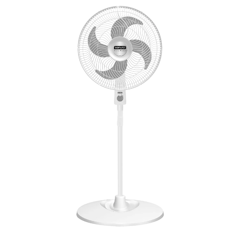 VENTILADOR TURBO POWER PED BLANCO SAMURA