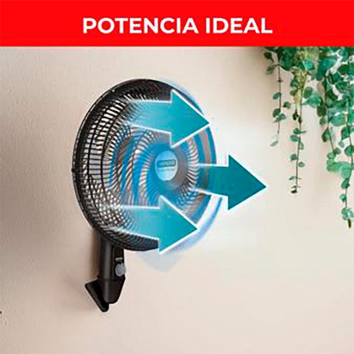 VENTILADOR TURBO POWER PARED NEG SAMURAI