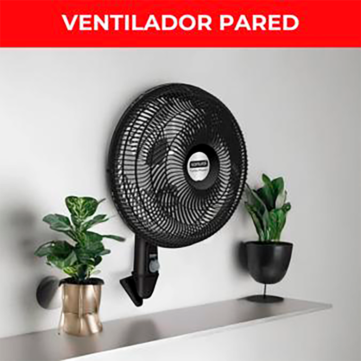 VENTILADOR TURBO POWER PARED NEG SAMURAI
