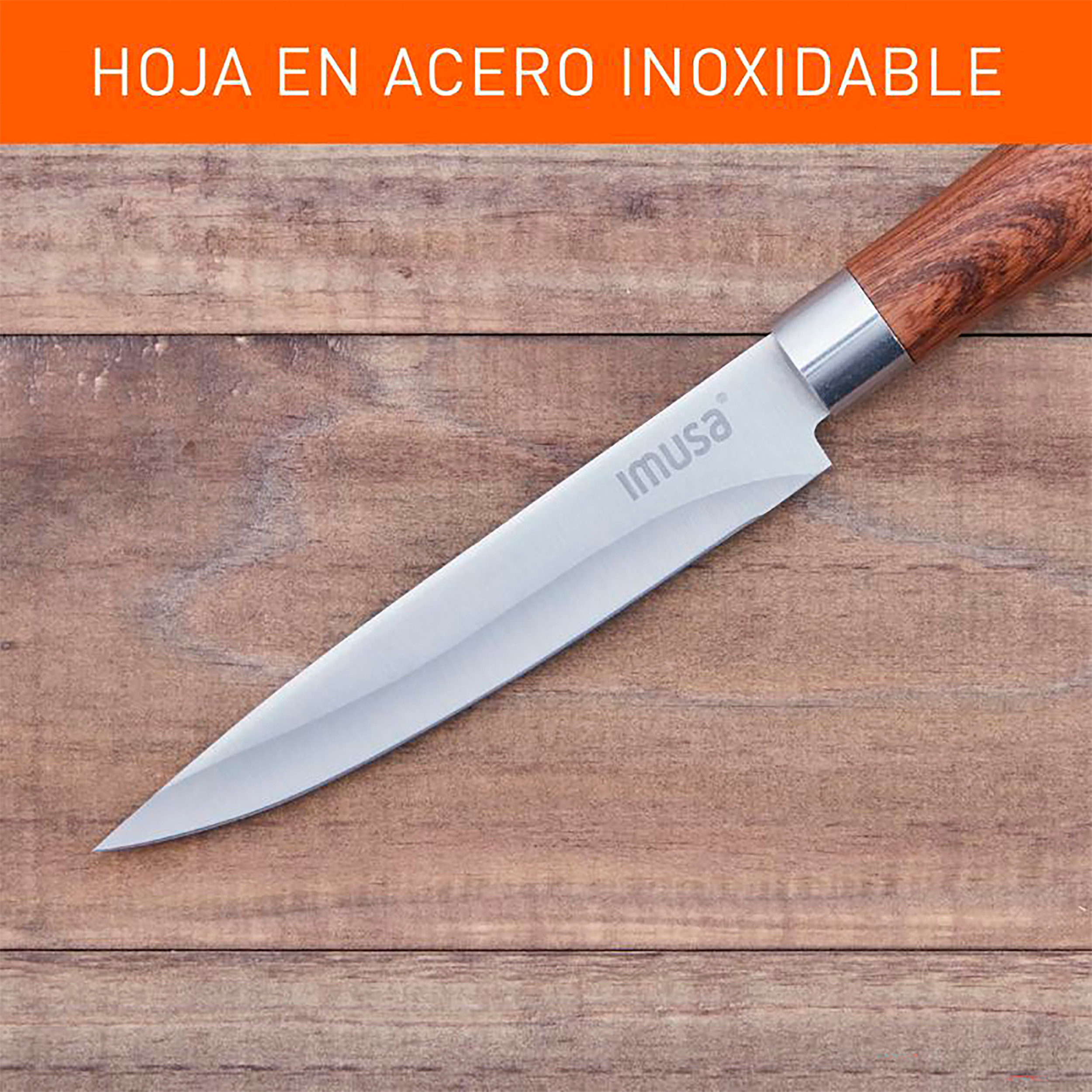Cuchillo Multiusos IMUSA Talent Madera 12,5 cm