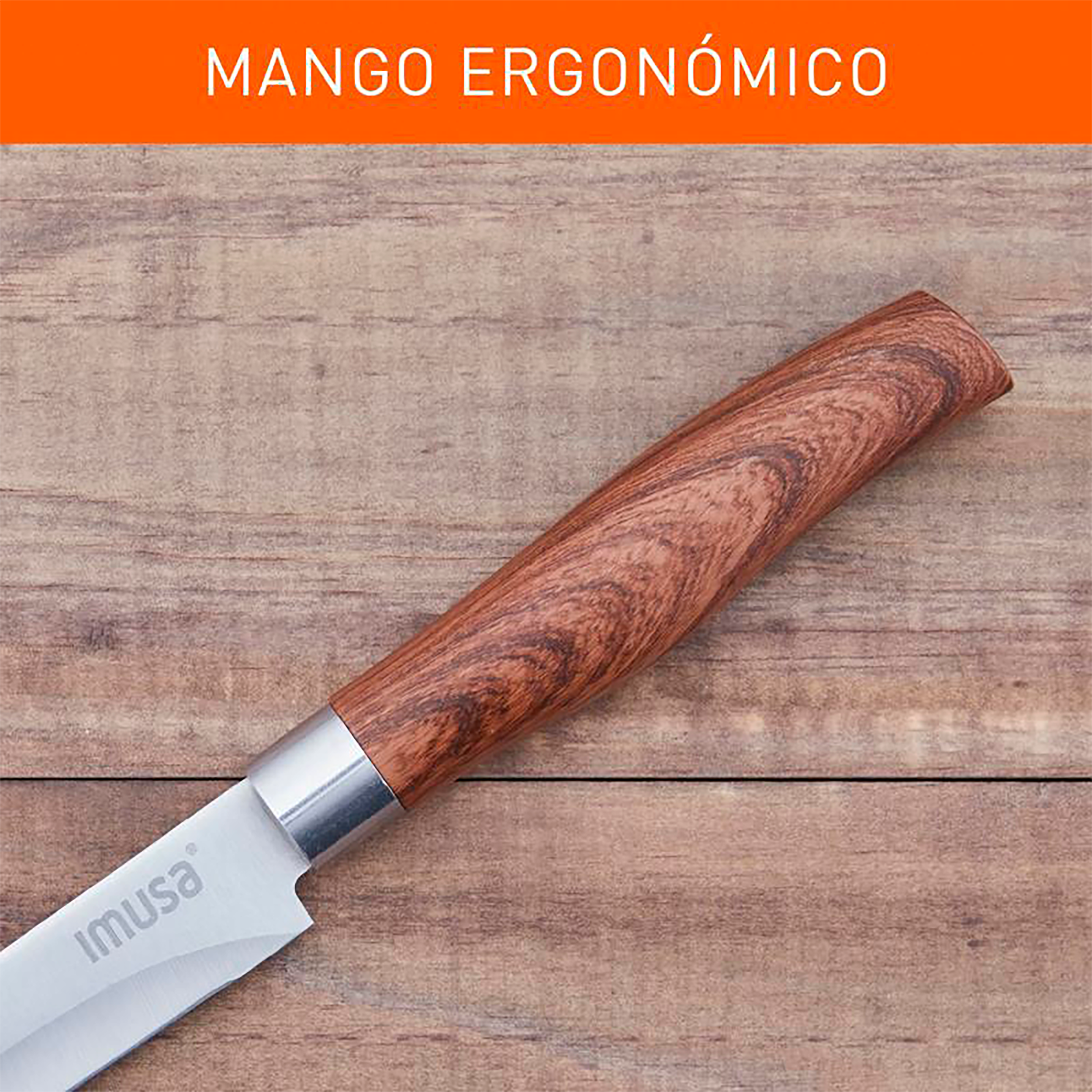 Cuchillo Multiusos IMUSA Talent Madera 12,5 cm