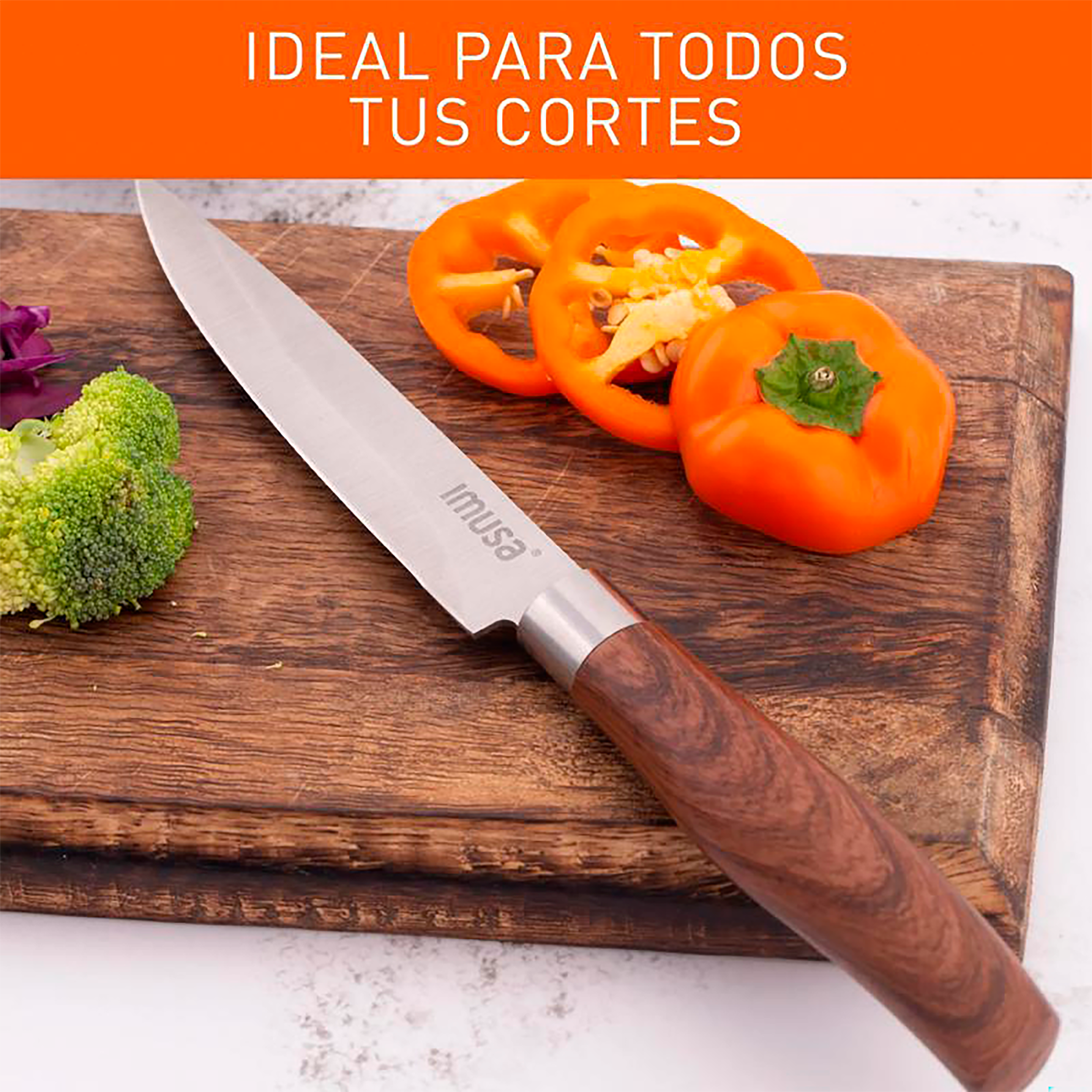Cuchillo Multiusos IMUSA Talent Madera 12,5 cm