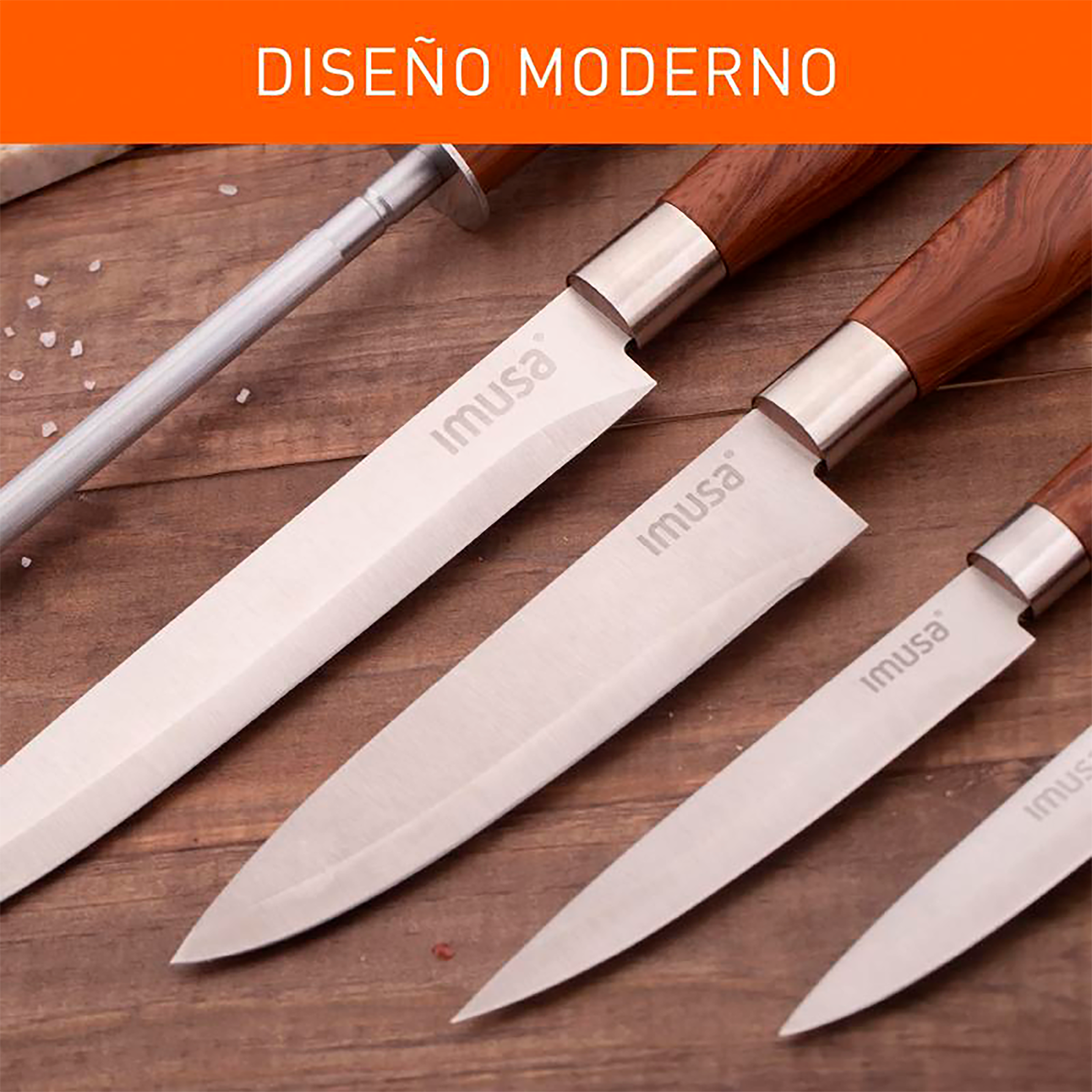 Cuchillo Multiusos IMUSA Talent Madera 12,5 cm