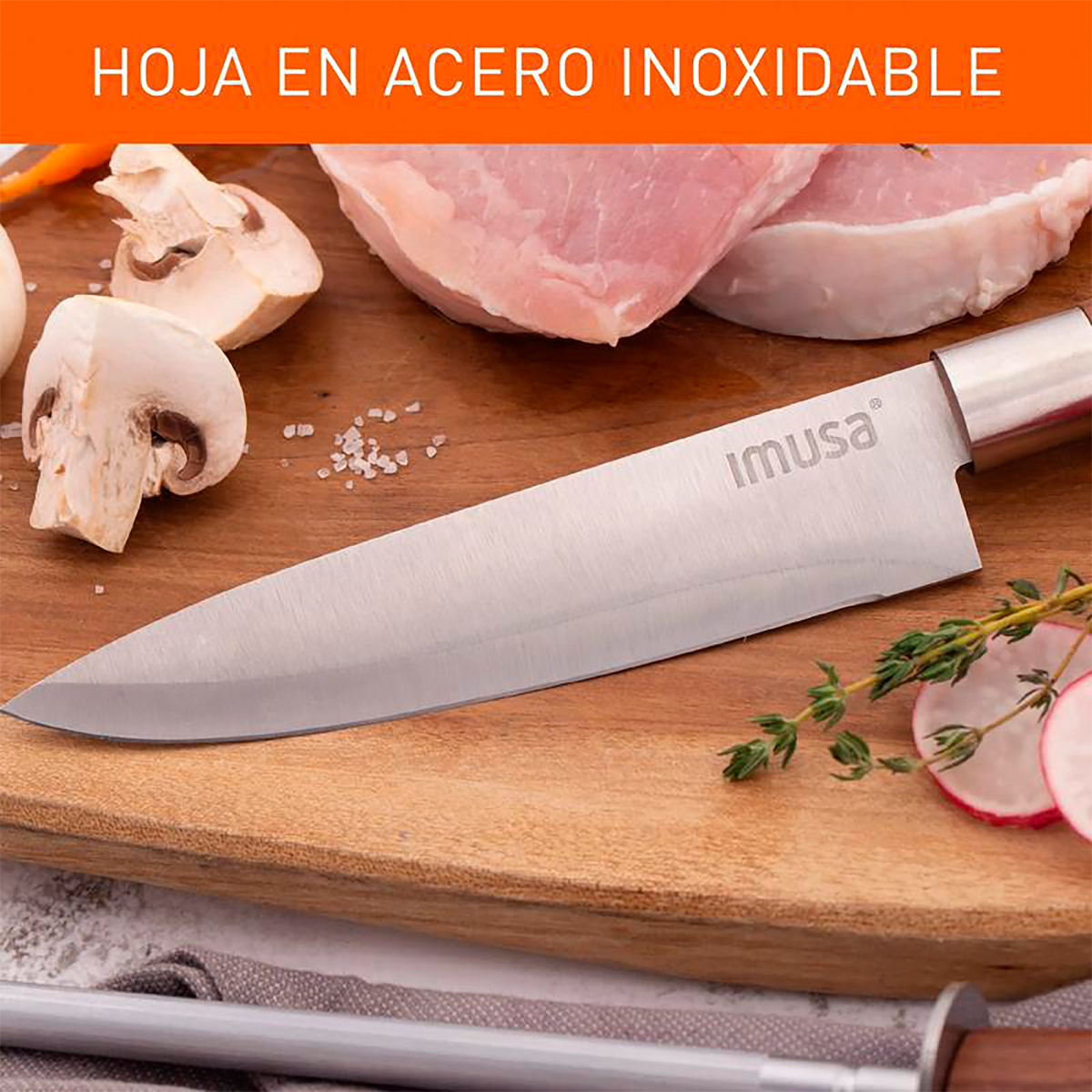 Cuchillo Chef IMUSA Talent Madera 15 cm
