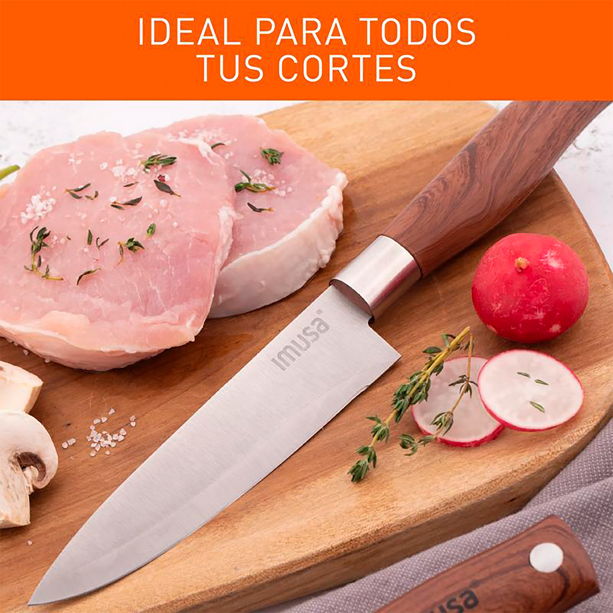 Cuchillo Chef IMUSA Talent Madera 15 cm