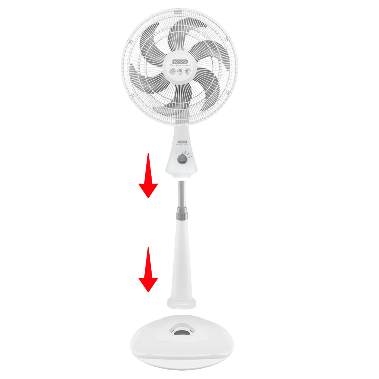 VENTILADOR COMFORT MAXX PLUS 2EN1 BLANC