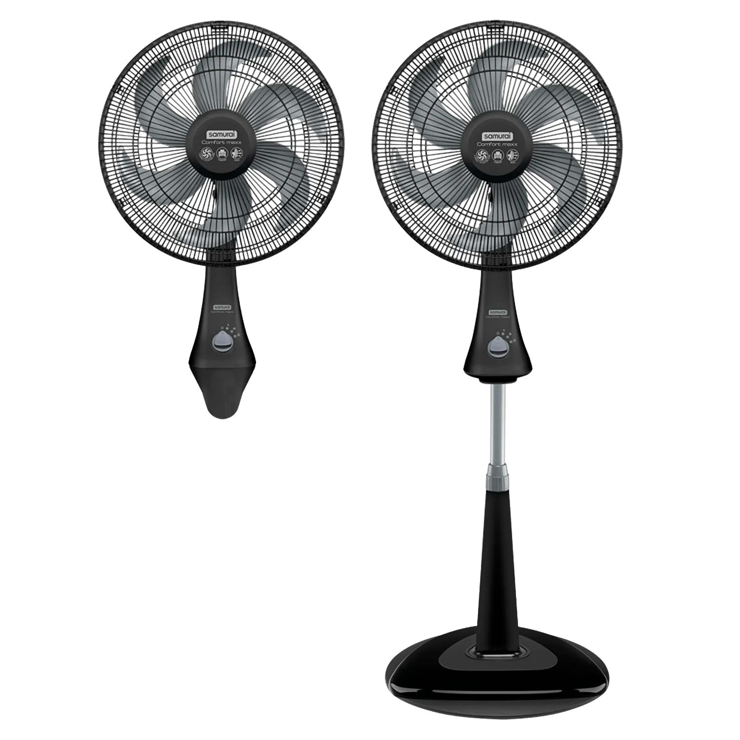 VENTILADOR CONFORT MAXX PLUS 2EN1 NEGRO