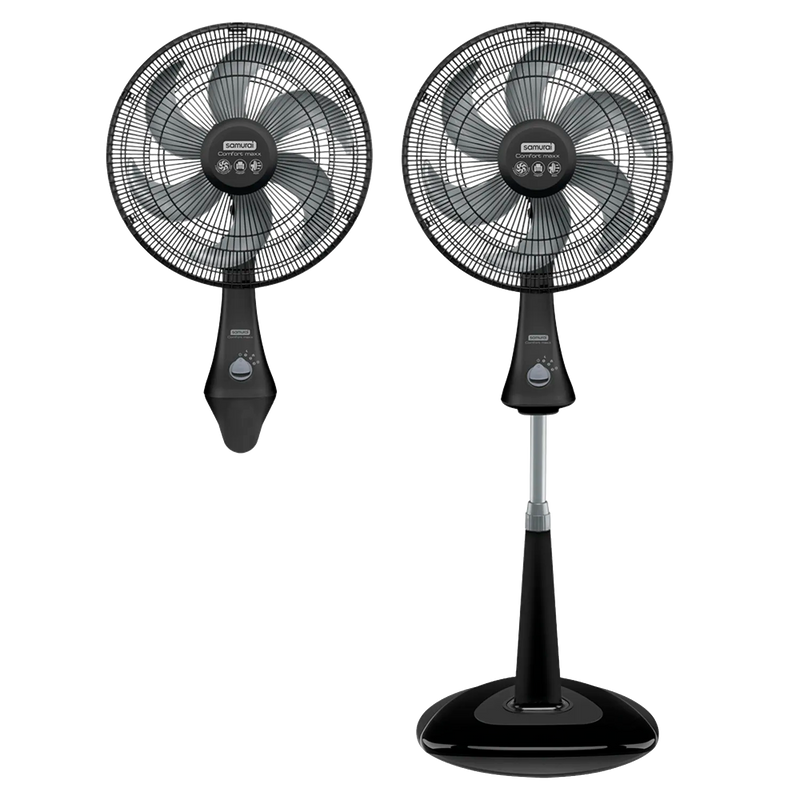 VENTILADOR CONFORT MAXX PLUS 2EN1 NEGRO