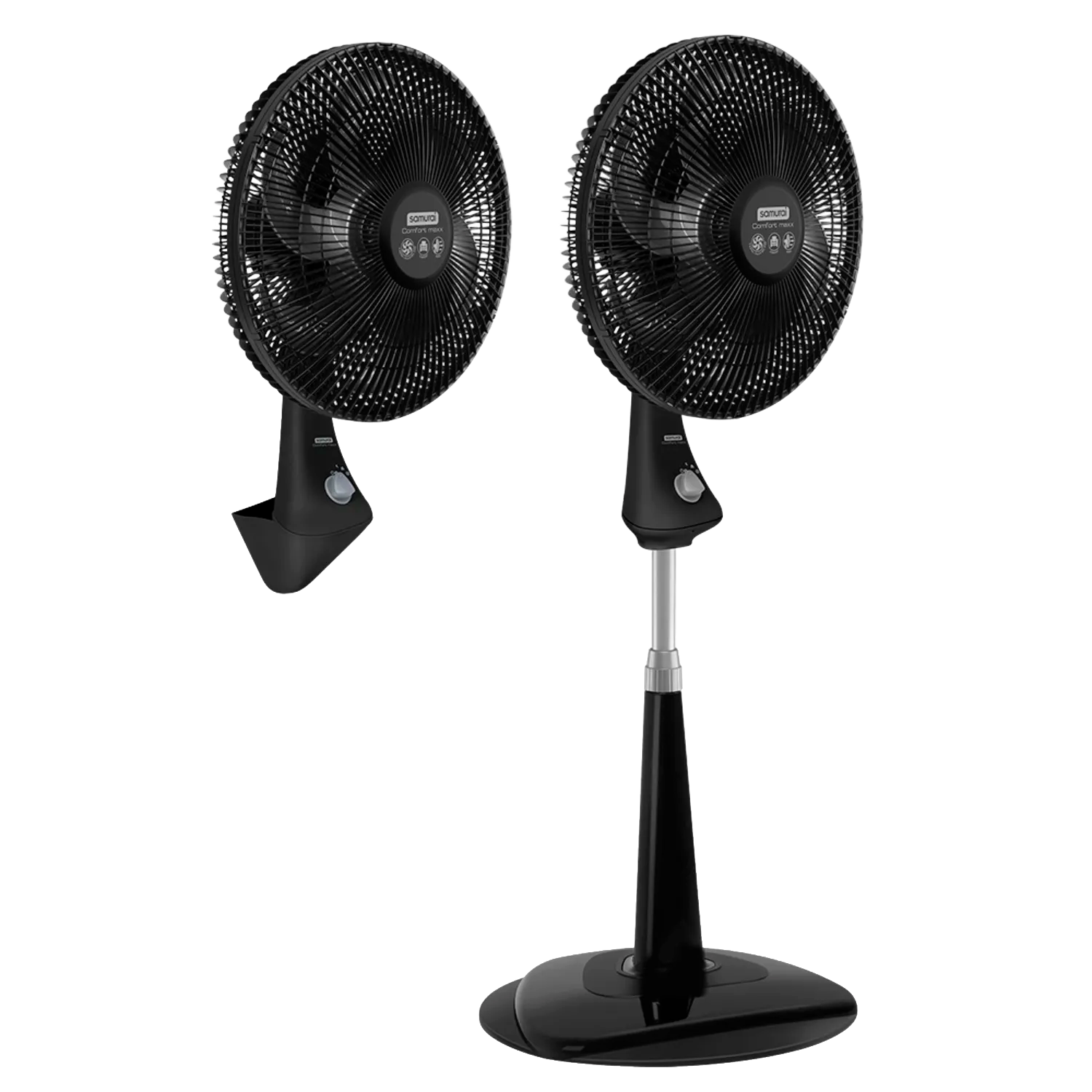 VENTILADOR CONFORT MAXX PLUS 2EN1 NEGRO